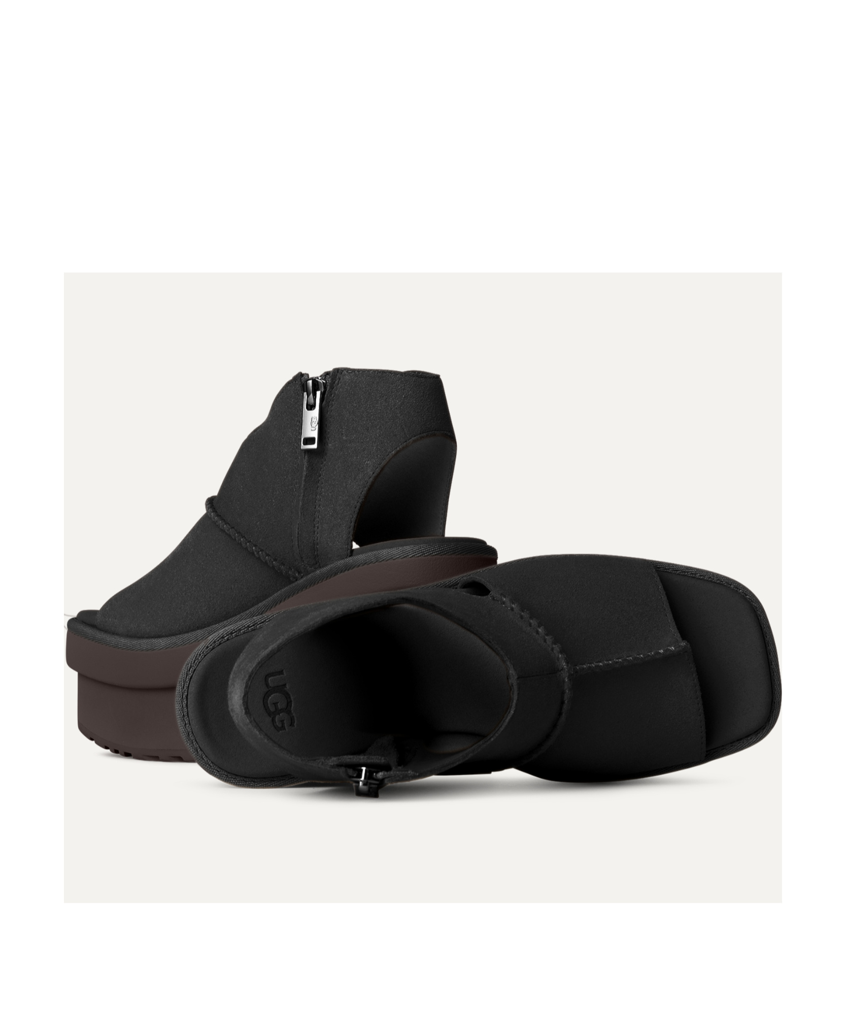 Ugg New Hights Sandals In Black