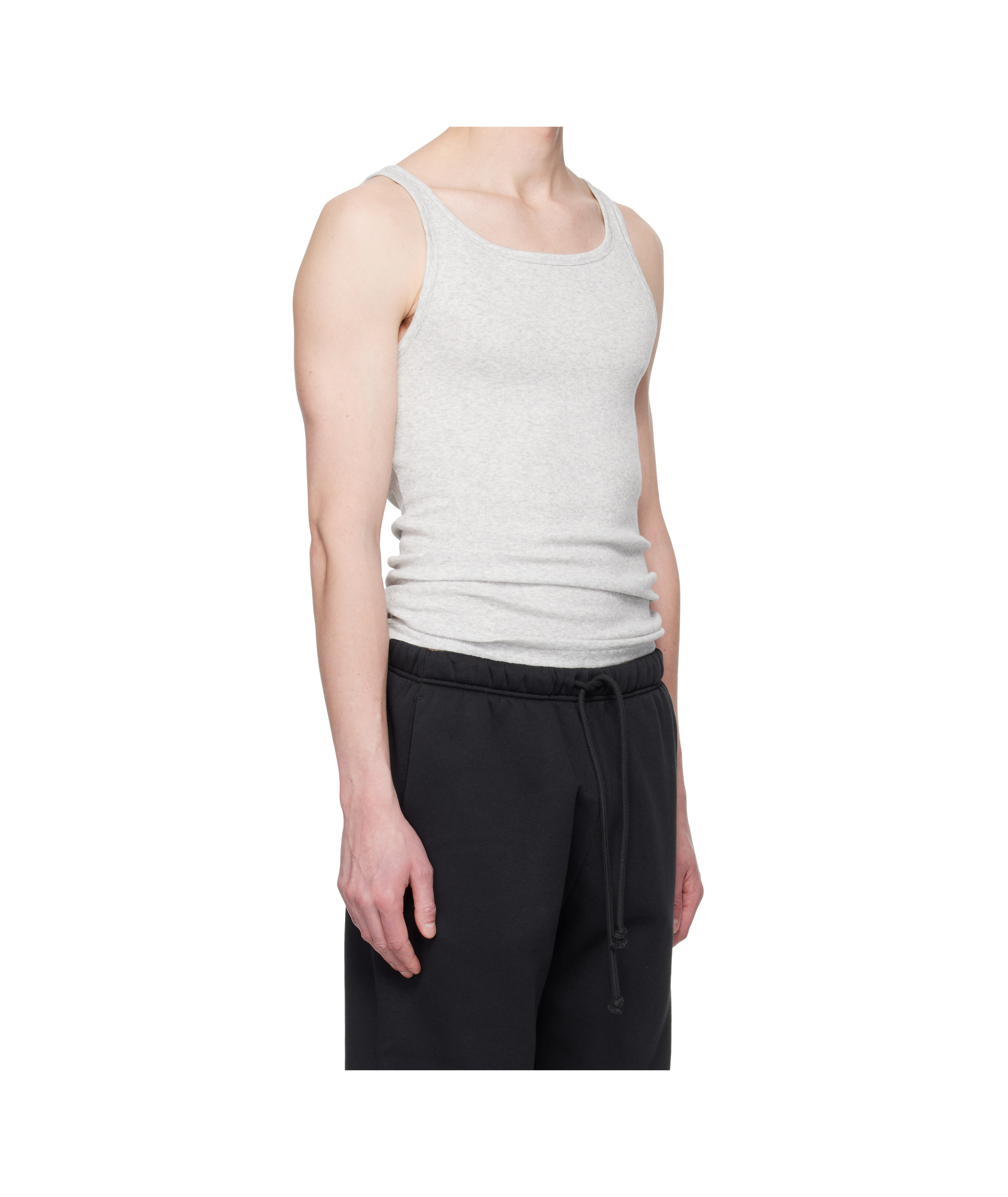 Shop Skims Ribbed Knit Vest Three-pack