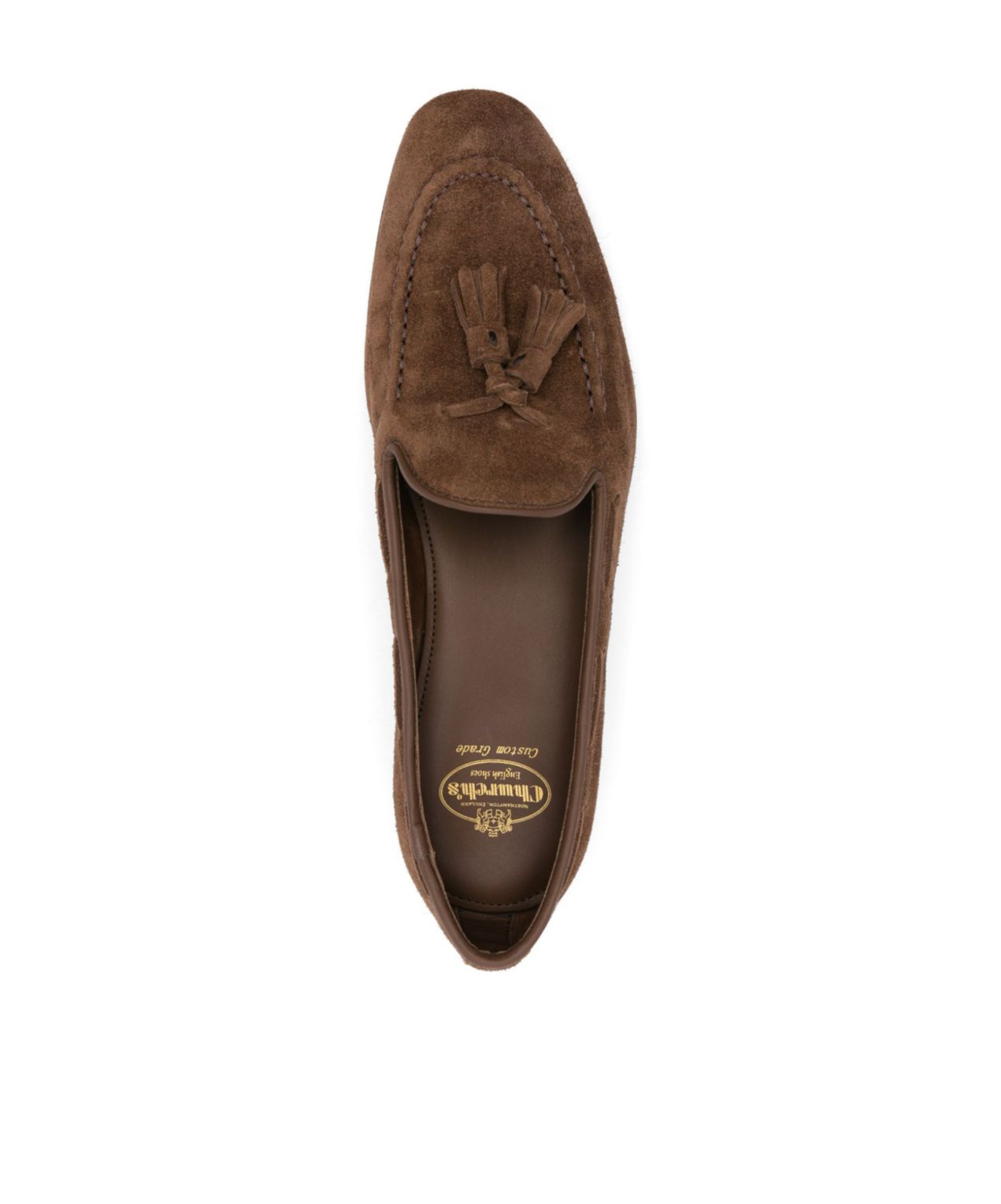 Church's Maidstone Suede Loafers In Maroon