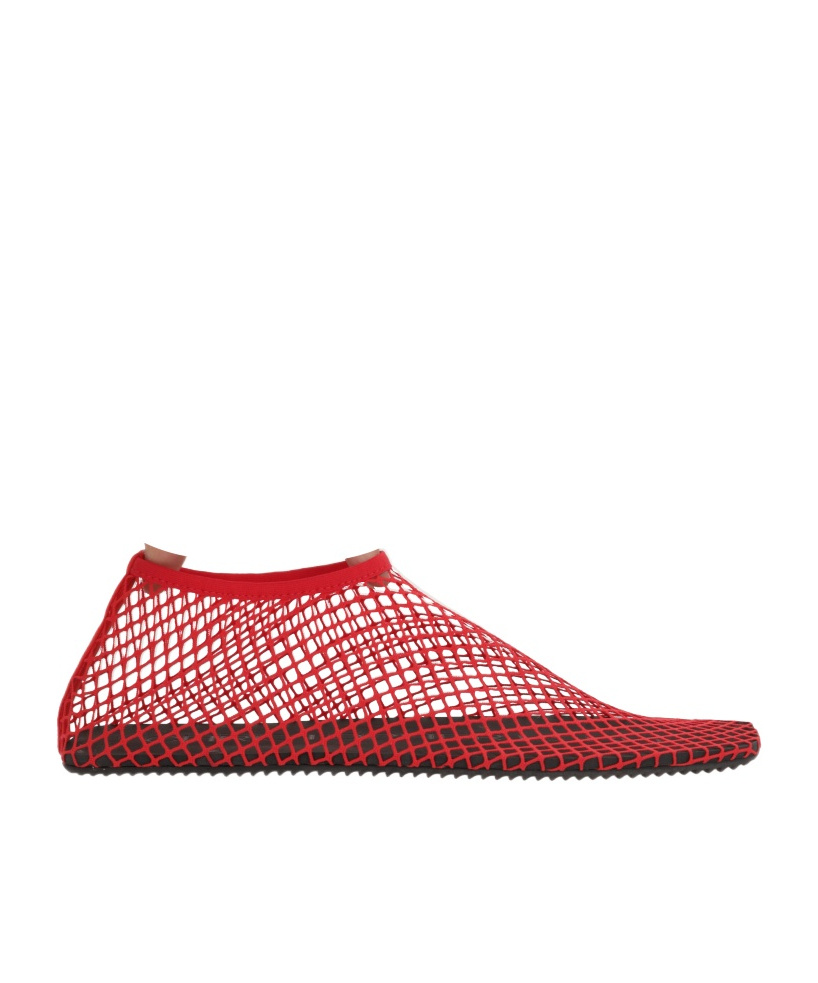 Christopher Esber Mesh Ballet Flats For Women In Red