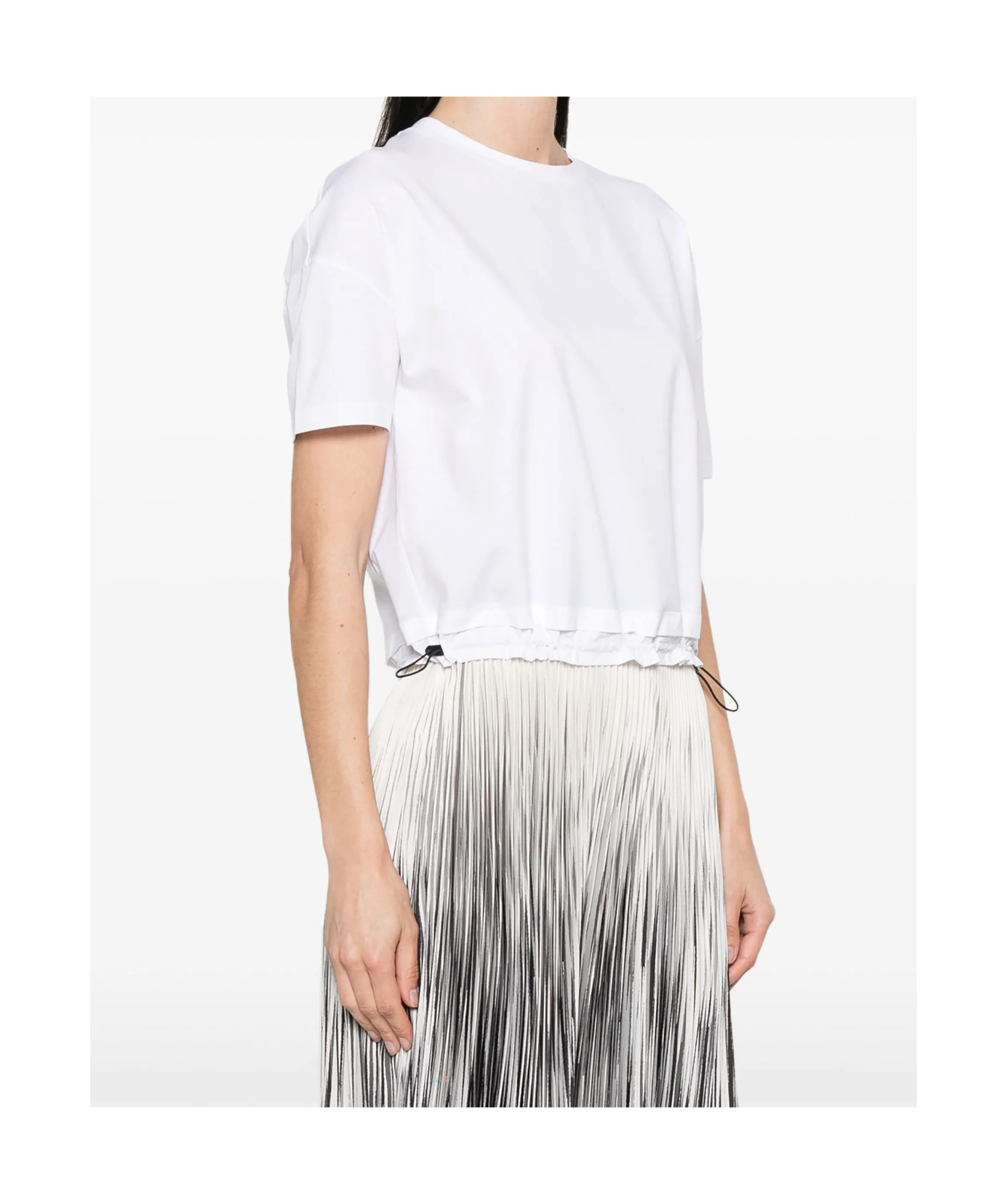 Herno Drawstring-hem T-shirt In White
