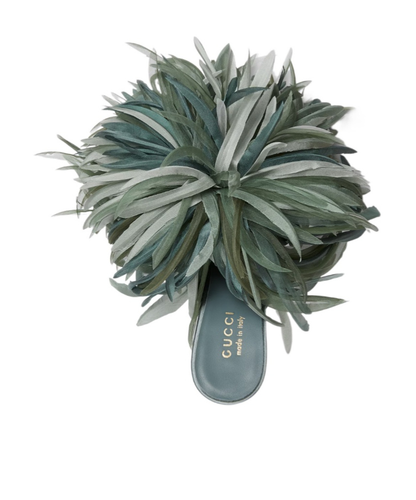 Gucci Women's Slide Sandal In Green