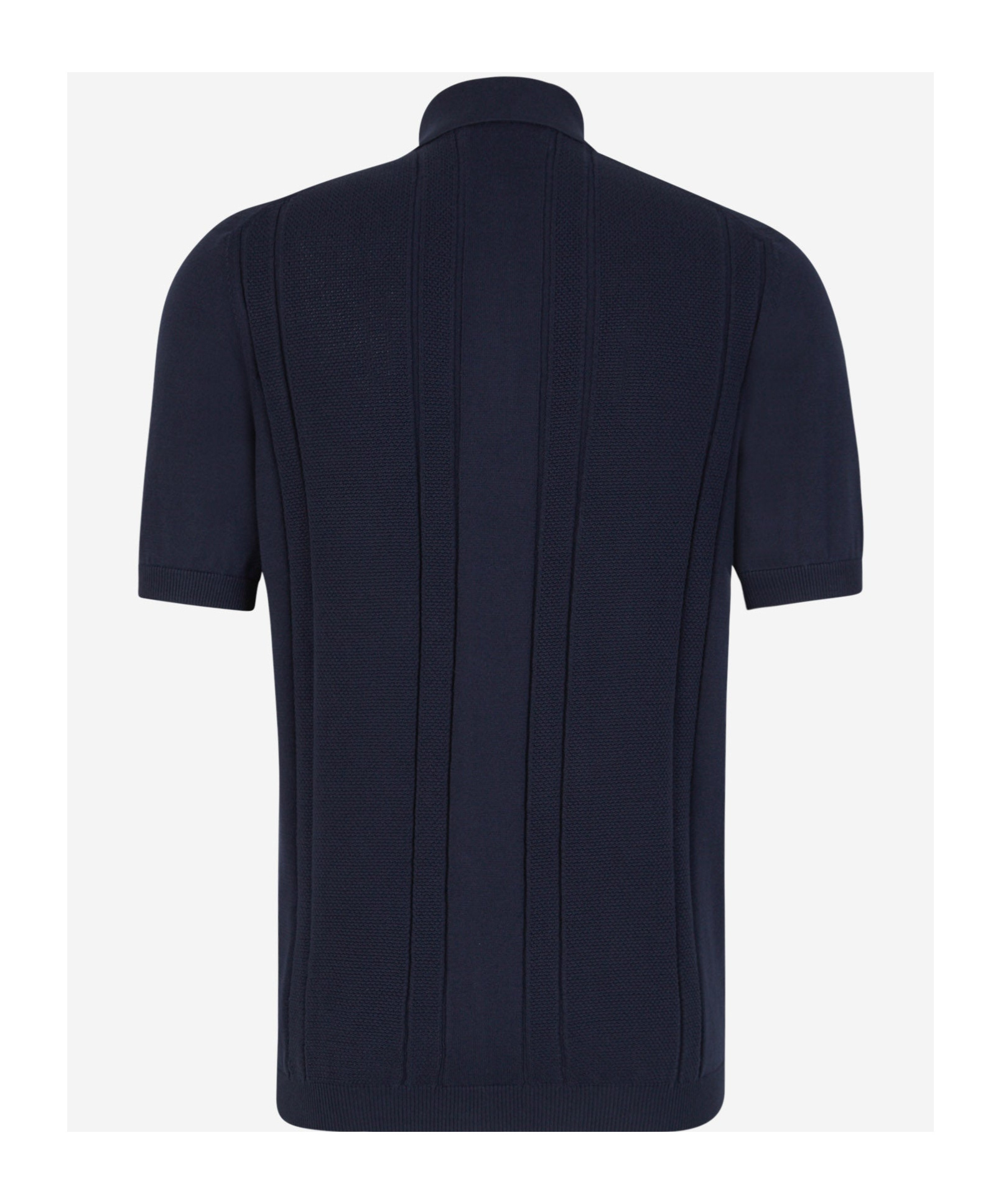 Brunello Cucinelli Knitted Polo Shirt In Black