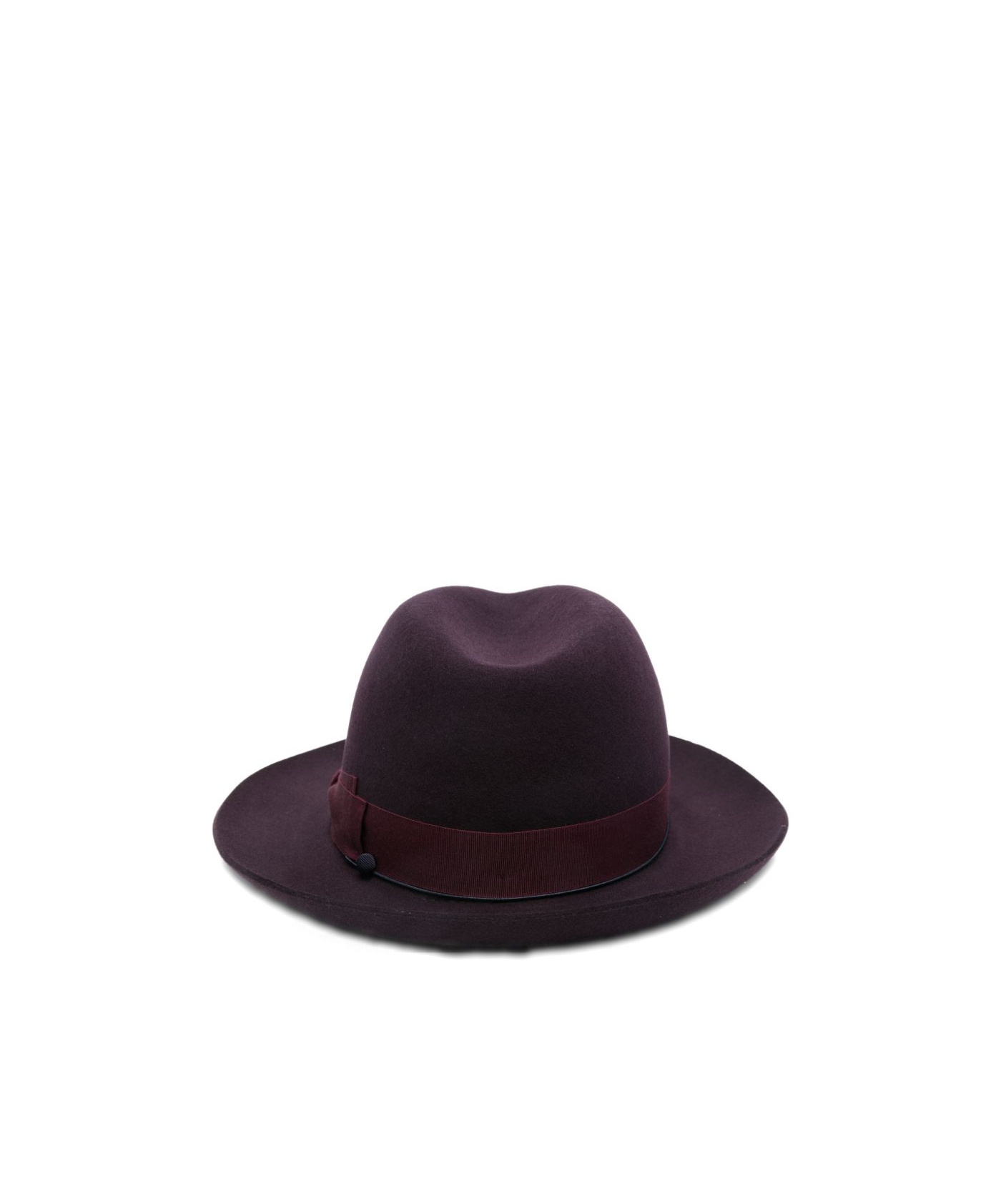 Borsalino Federico Wool And Cashmere Hat In Burgundy