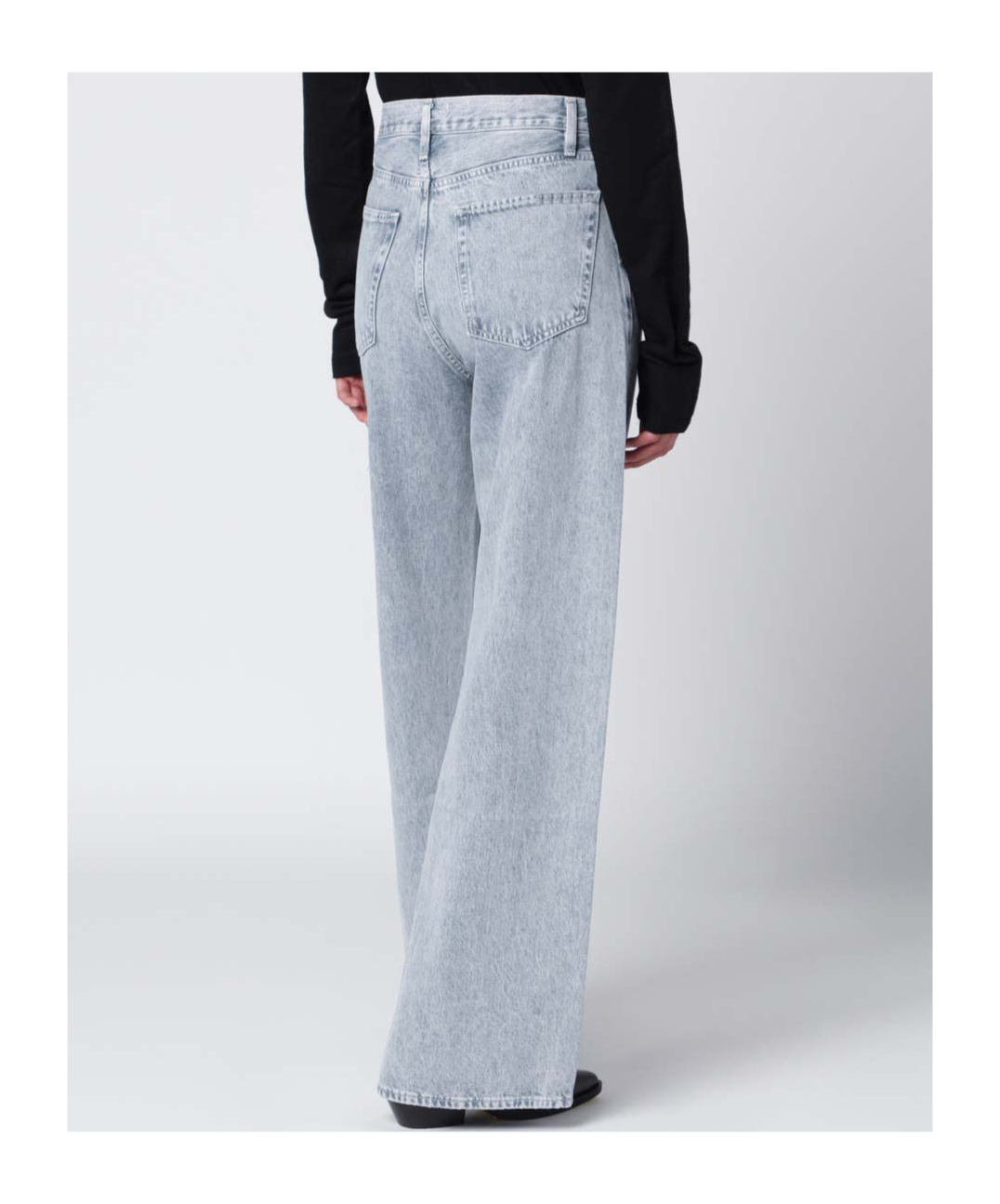 Frame High-waisted Wide-leg Jeans In White