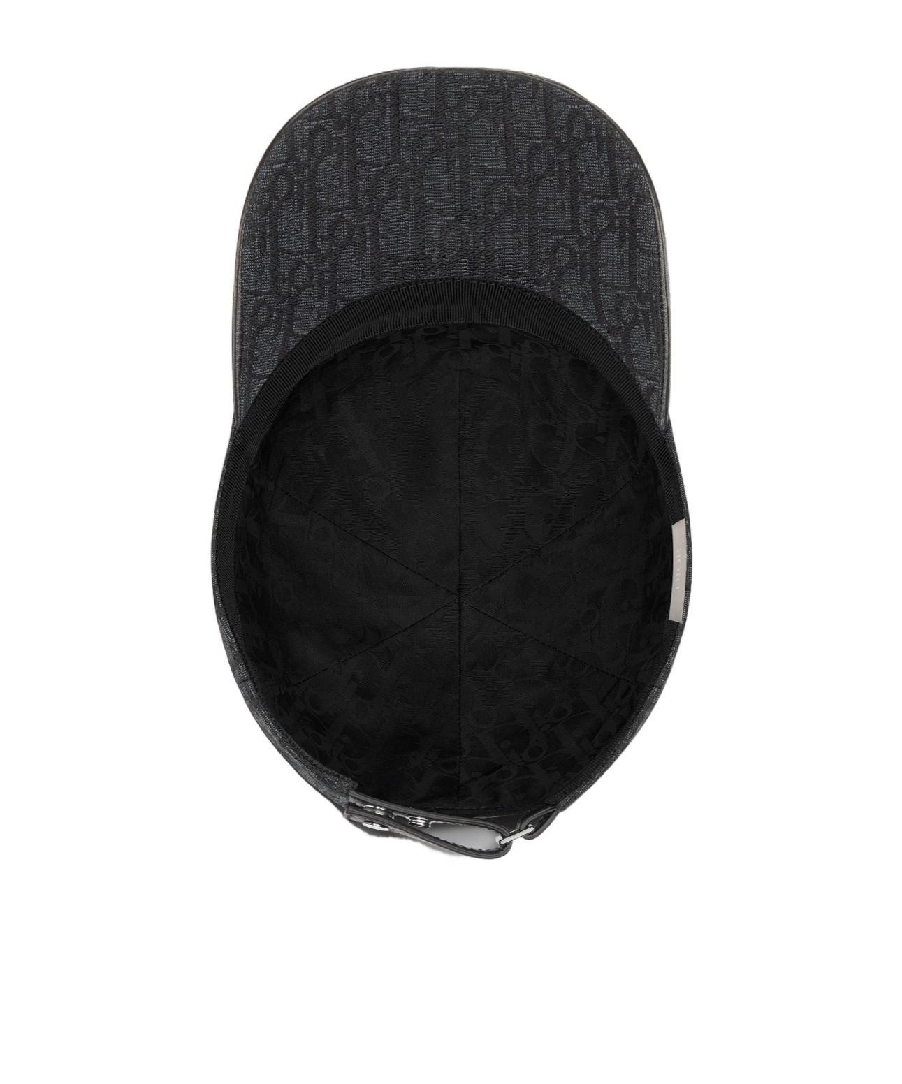 Dior Oblique Printed Baseball Cap In Black