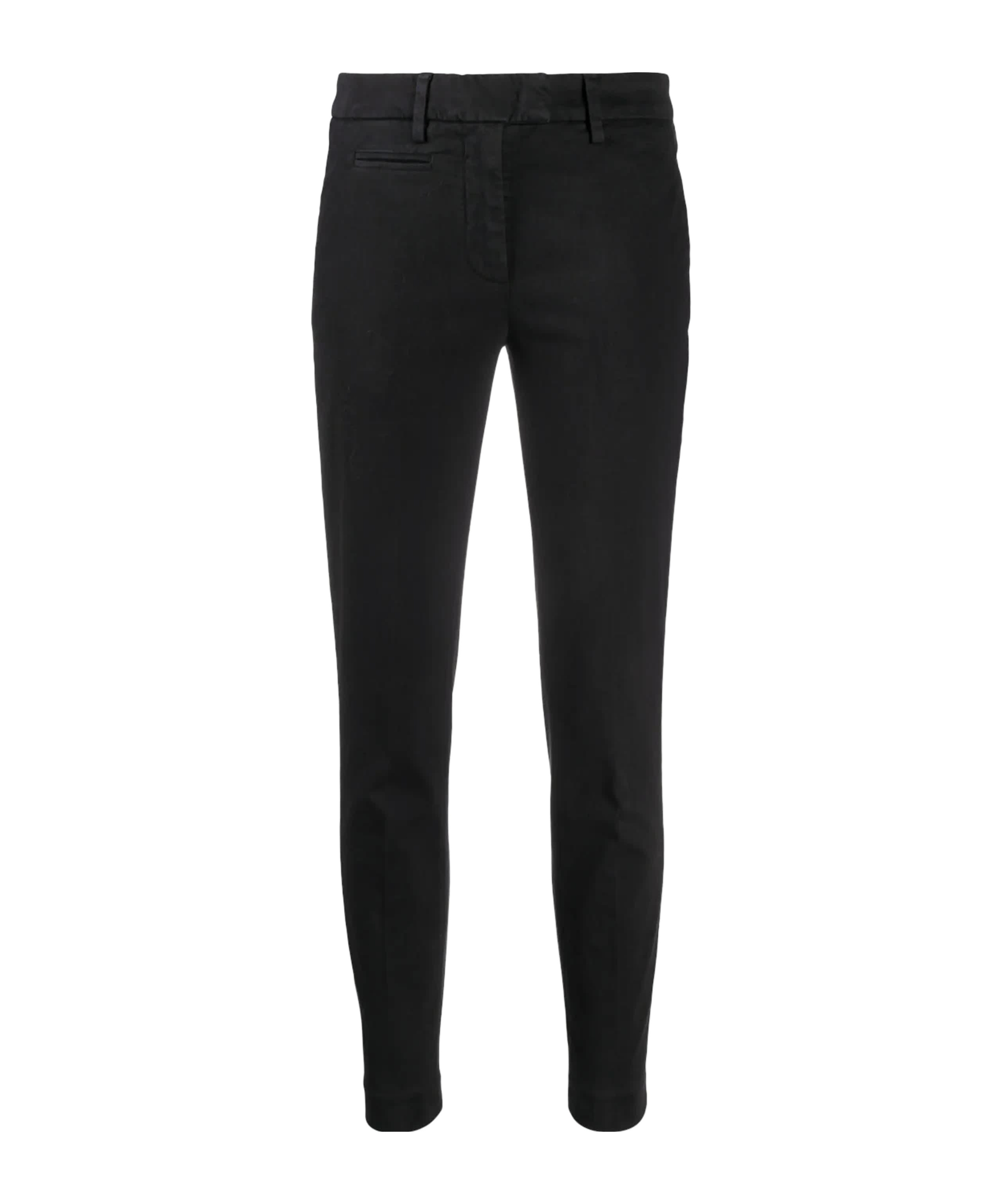 Dondup Belt Loop Casual Pants In Black