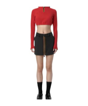 K-way Skirt In Black
