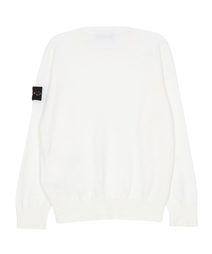 Stone Island Compass-badge Crew-neck Jumper In Gray