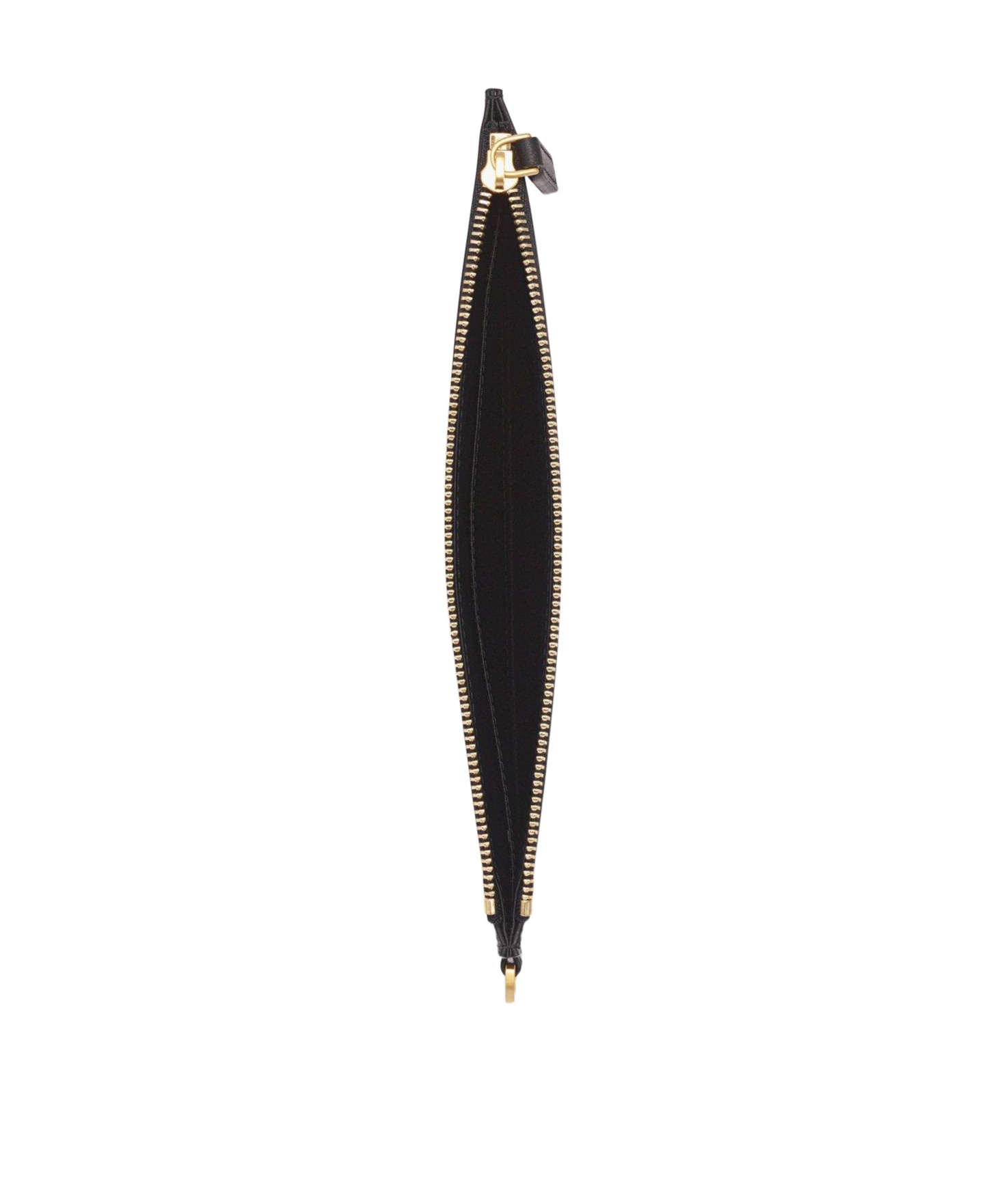 Mcm Aren Visetos Wrist Bag In Black
