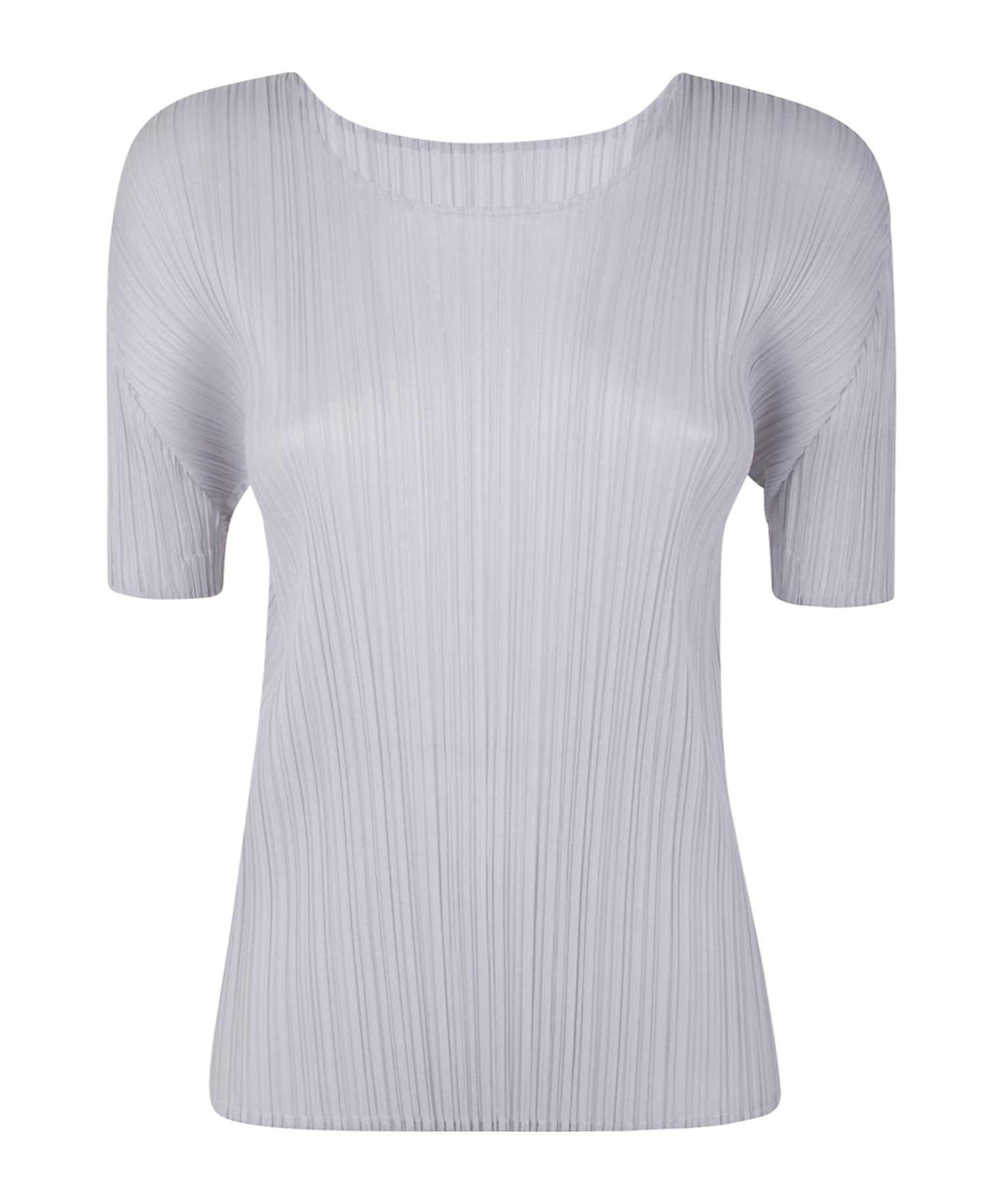 Issey Miyake Pleated Short-sleeve Top