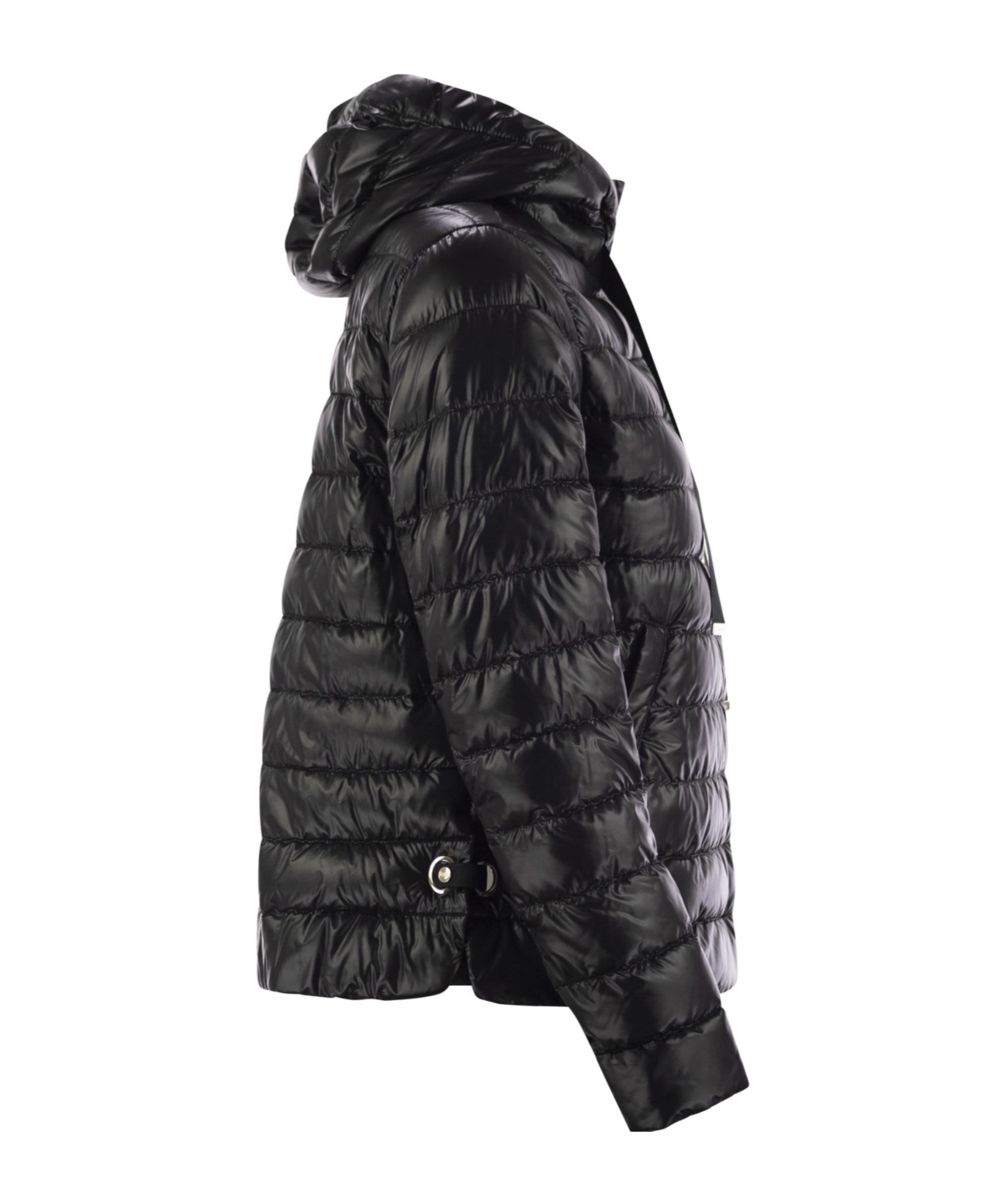 Herno Ultralight Nylon Down Jacket In Black