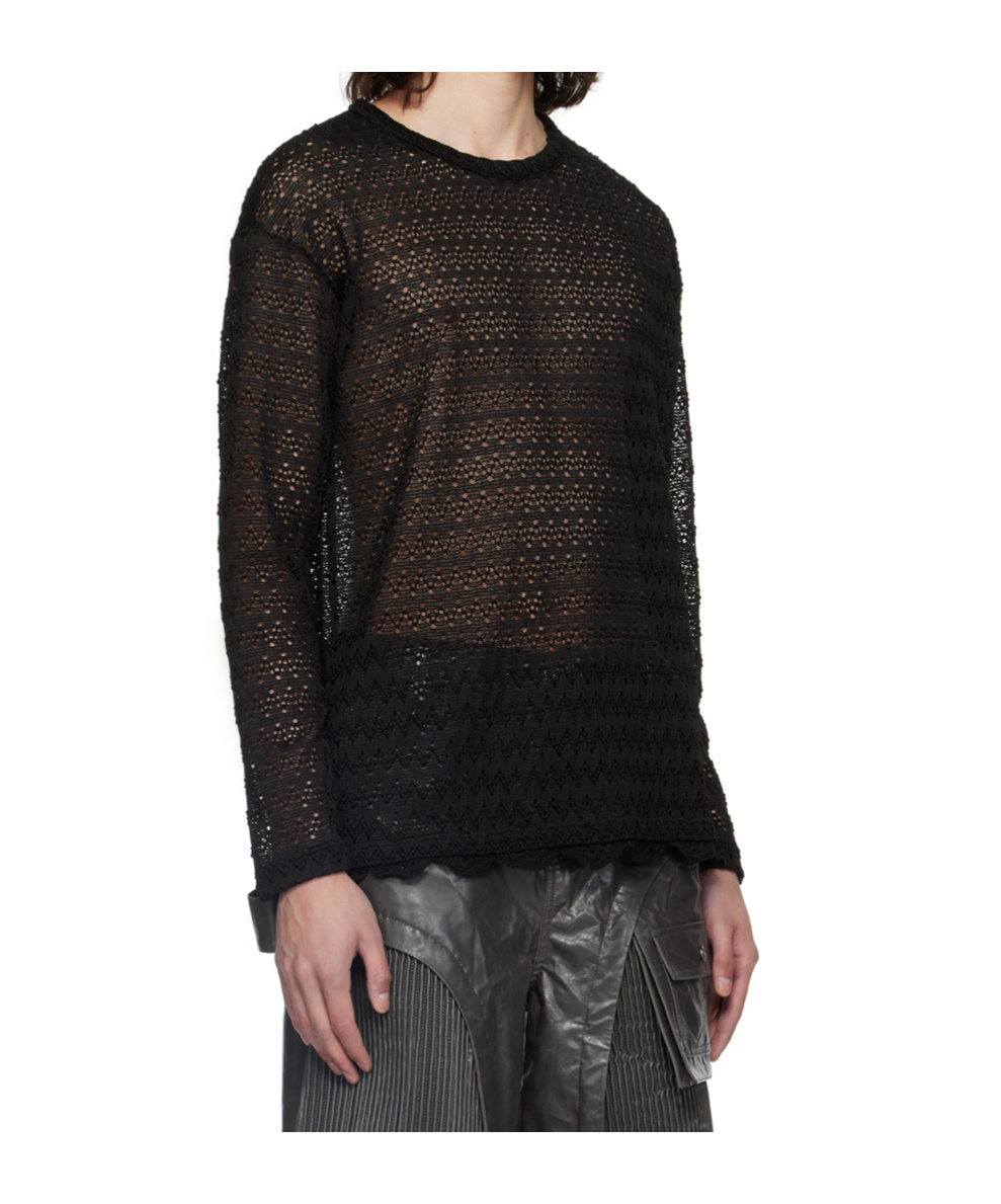 Andersson Bell Flower Garden Sweater In Black