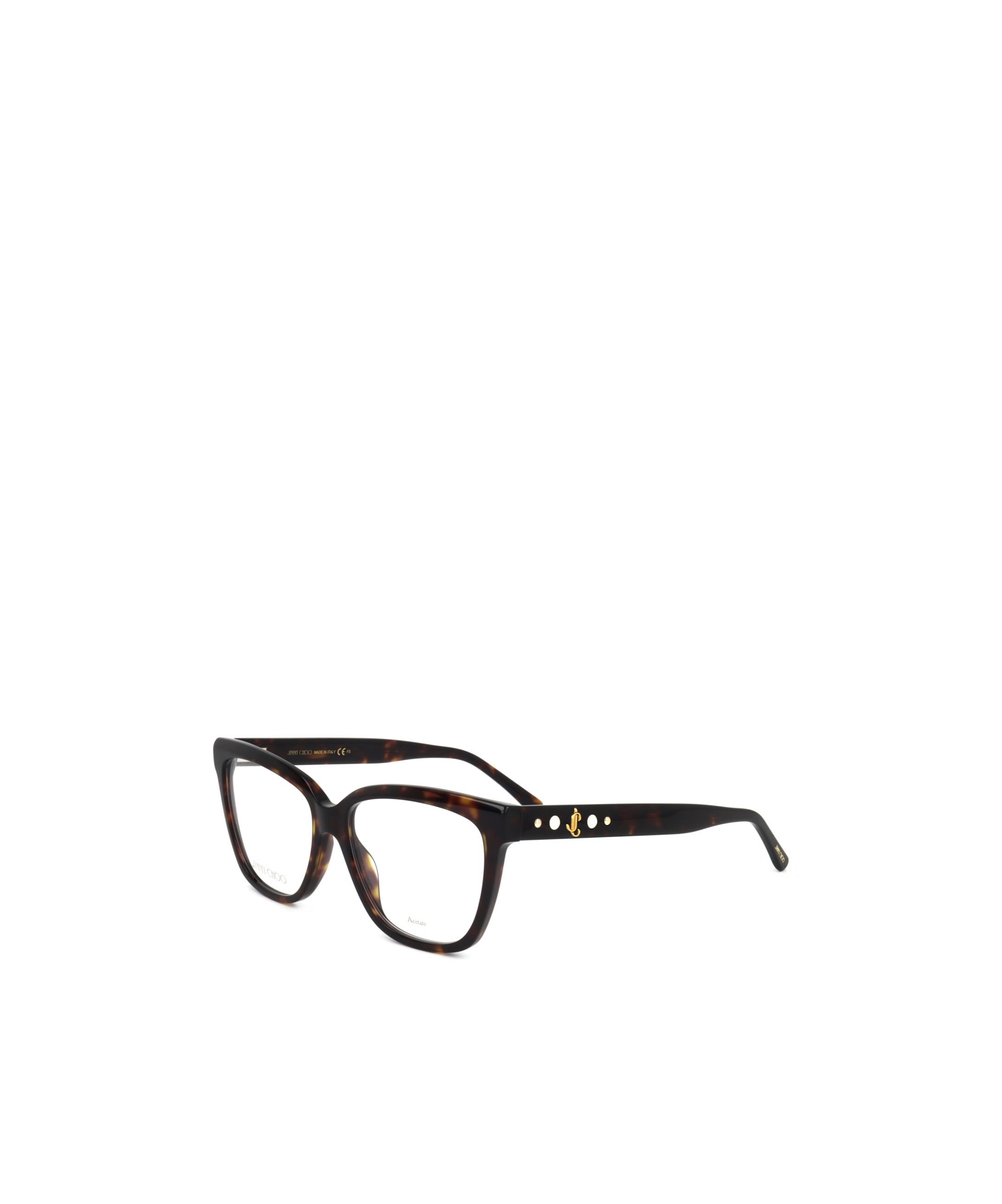 Jimmy Choo Square-frame Glasses In White