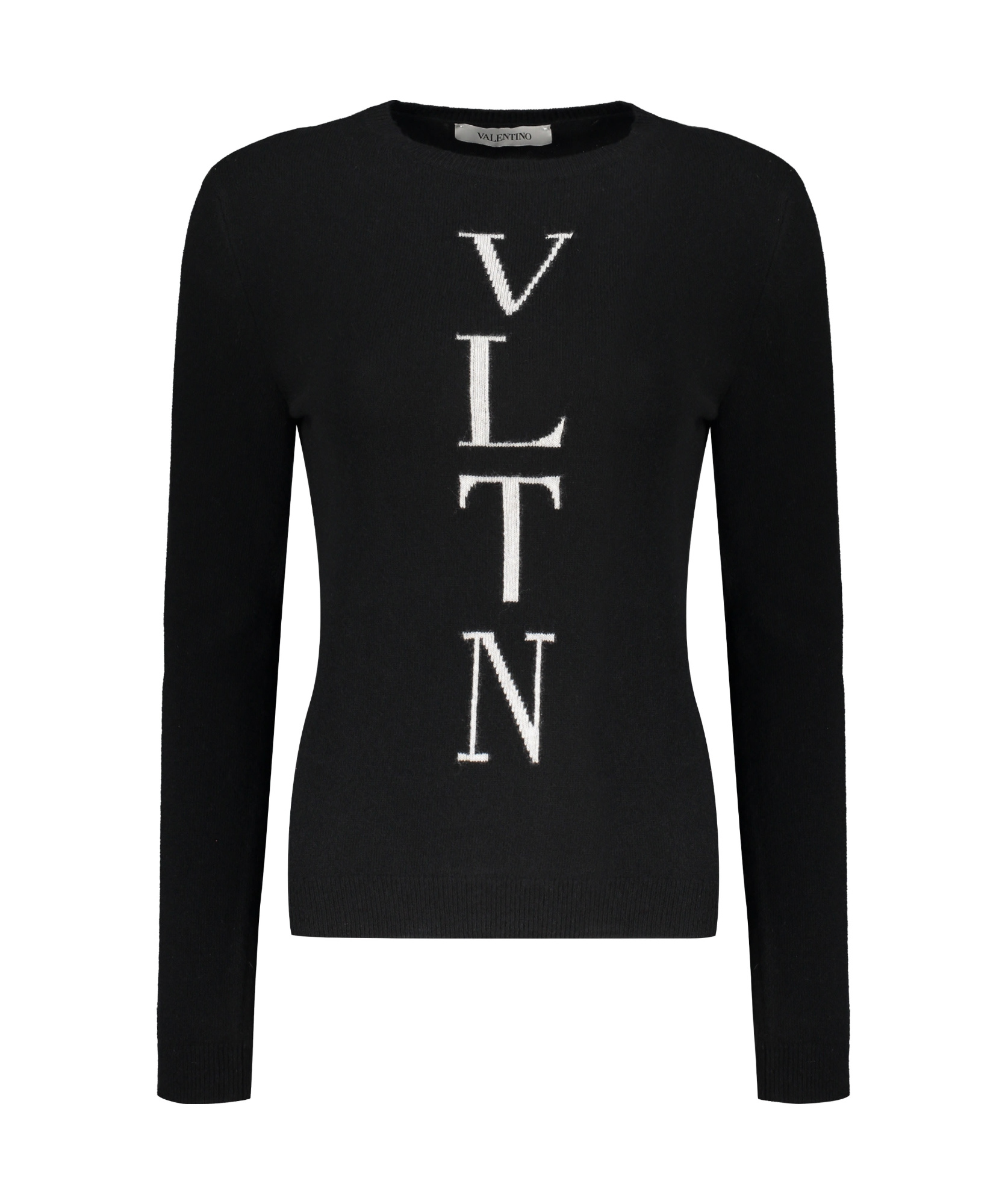 Valentino Intarsia-knit Logo Jumper