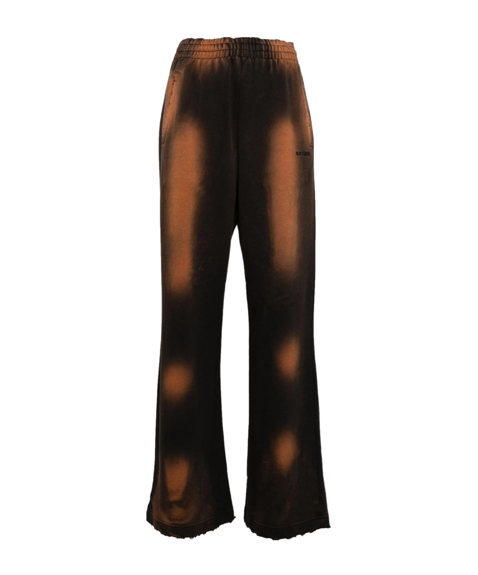 We11 Done Distressed Track Pants In Black