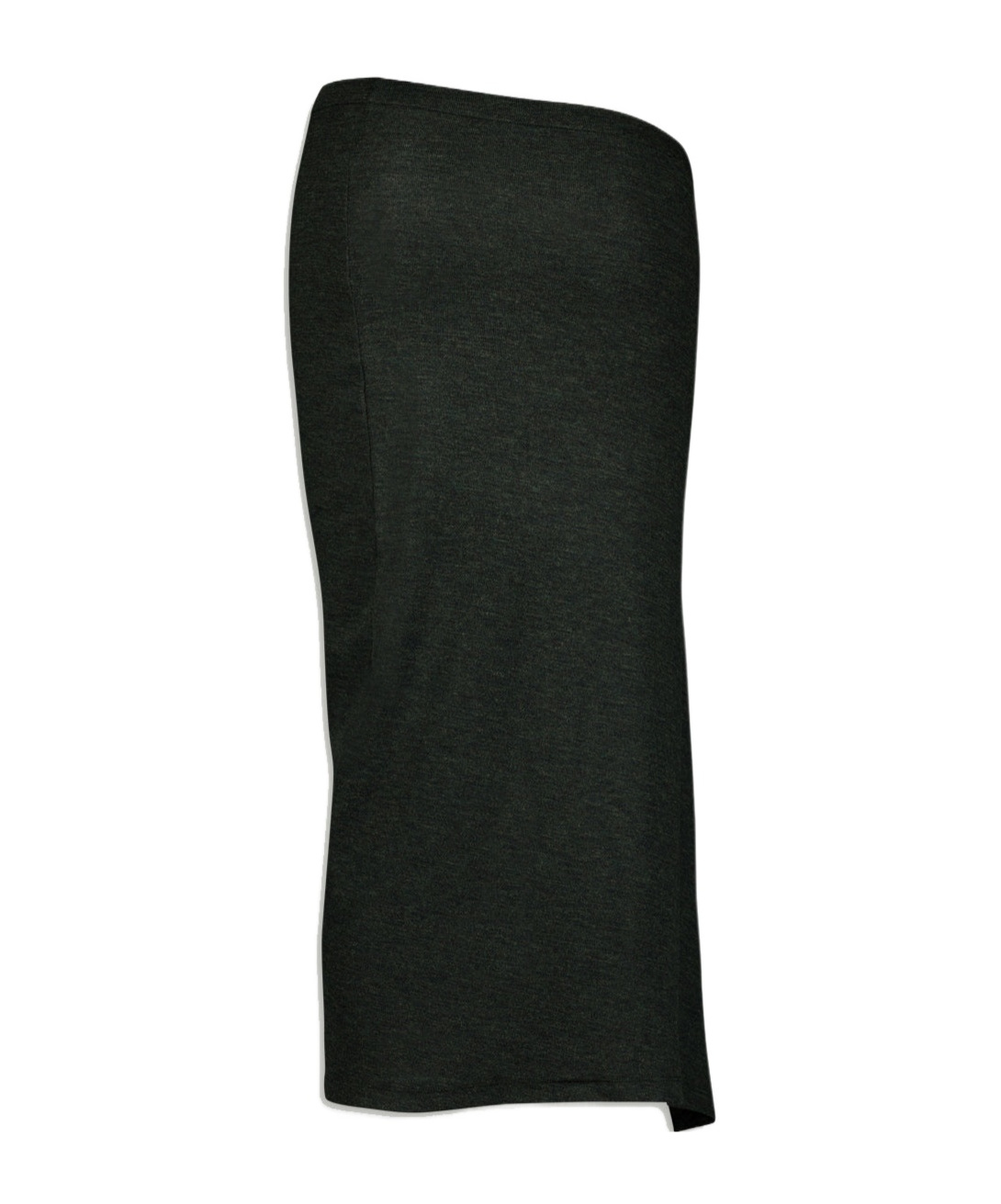 Rabanne Asymmetric Gathered Midi Skirt In Black