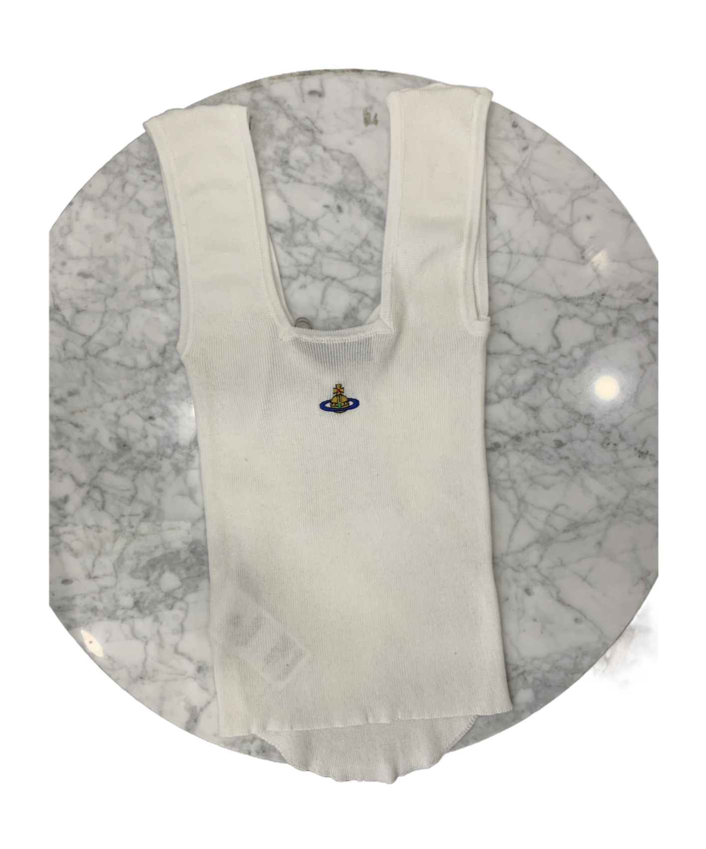 Vivienne Westwood Sleeveless Vest In White