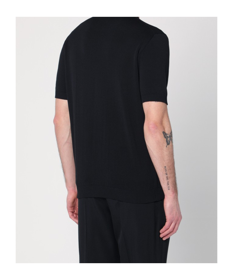 Drumohr Round Neck Sweater In Black