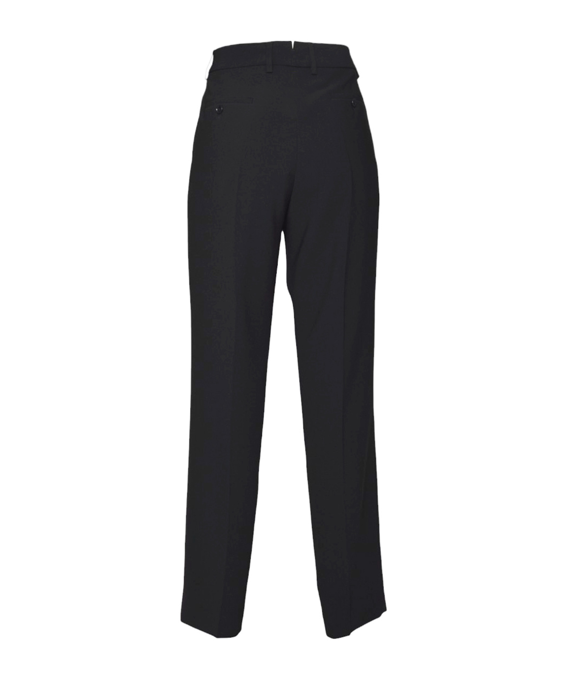 Aspesi Dark Blue Crepe Cady Trousers