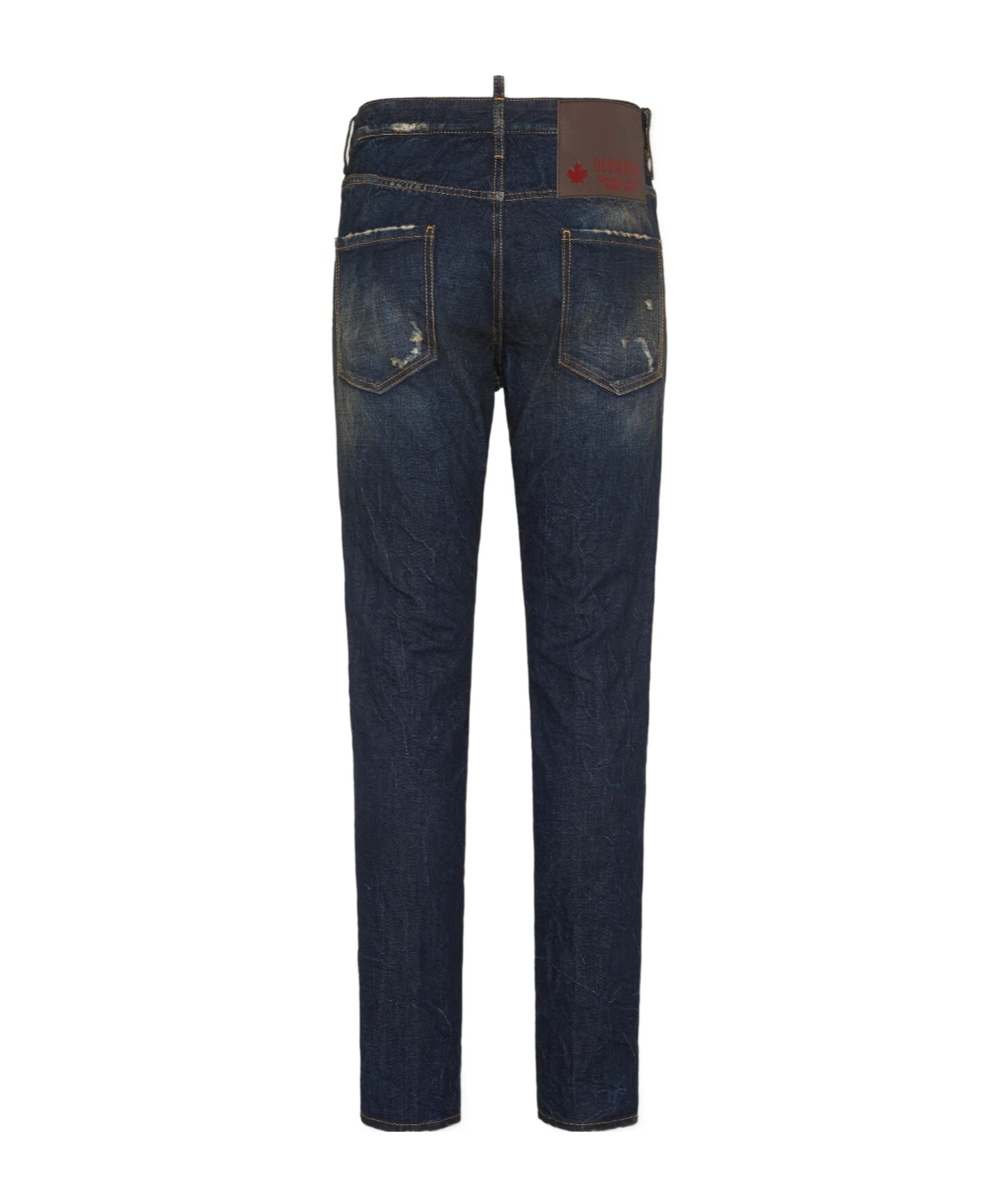 Dsquared2 Belt Loop Jeans In Blue