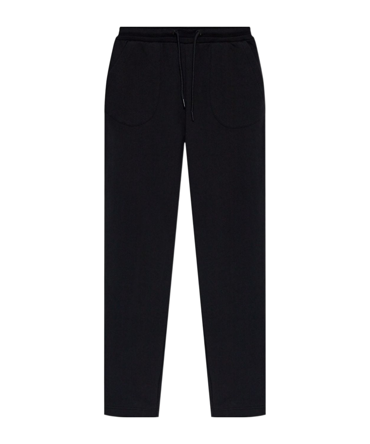 EMPORIO ARMANI LOGO-APPLIQUÉ TRACK PANTS