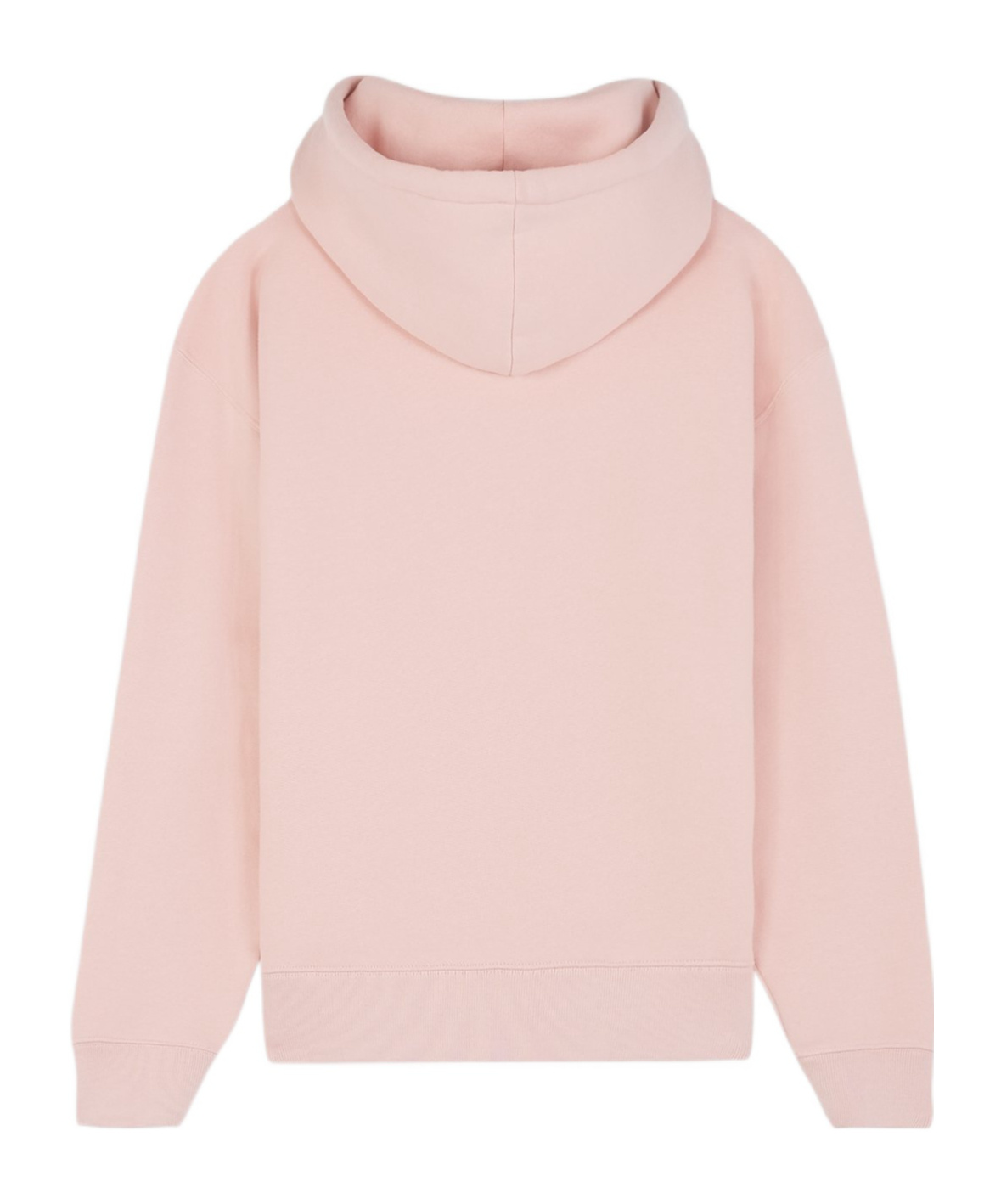 Shop Maison Kitsuné Fox Head Patch Drawstring Hoodie In Pink