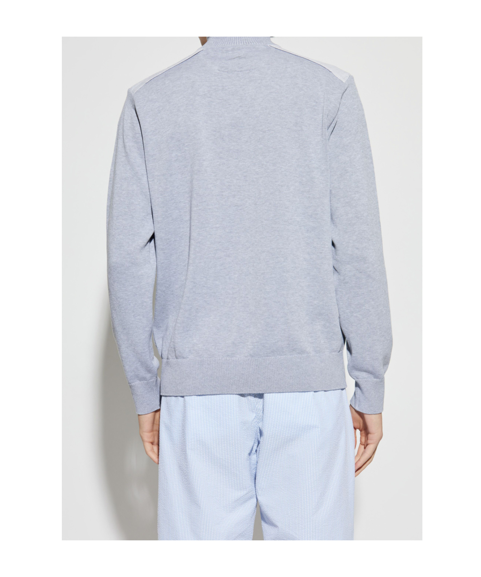 Shop Paul & Shark Panel-detail Jumper In Blue