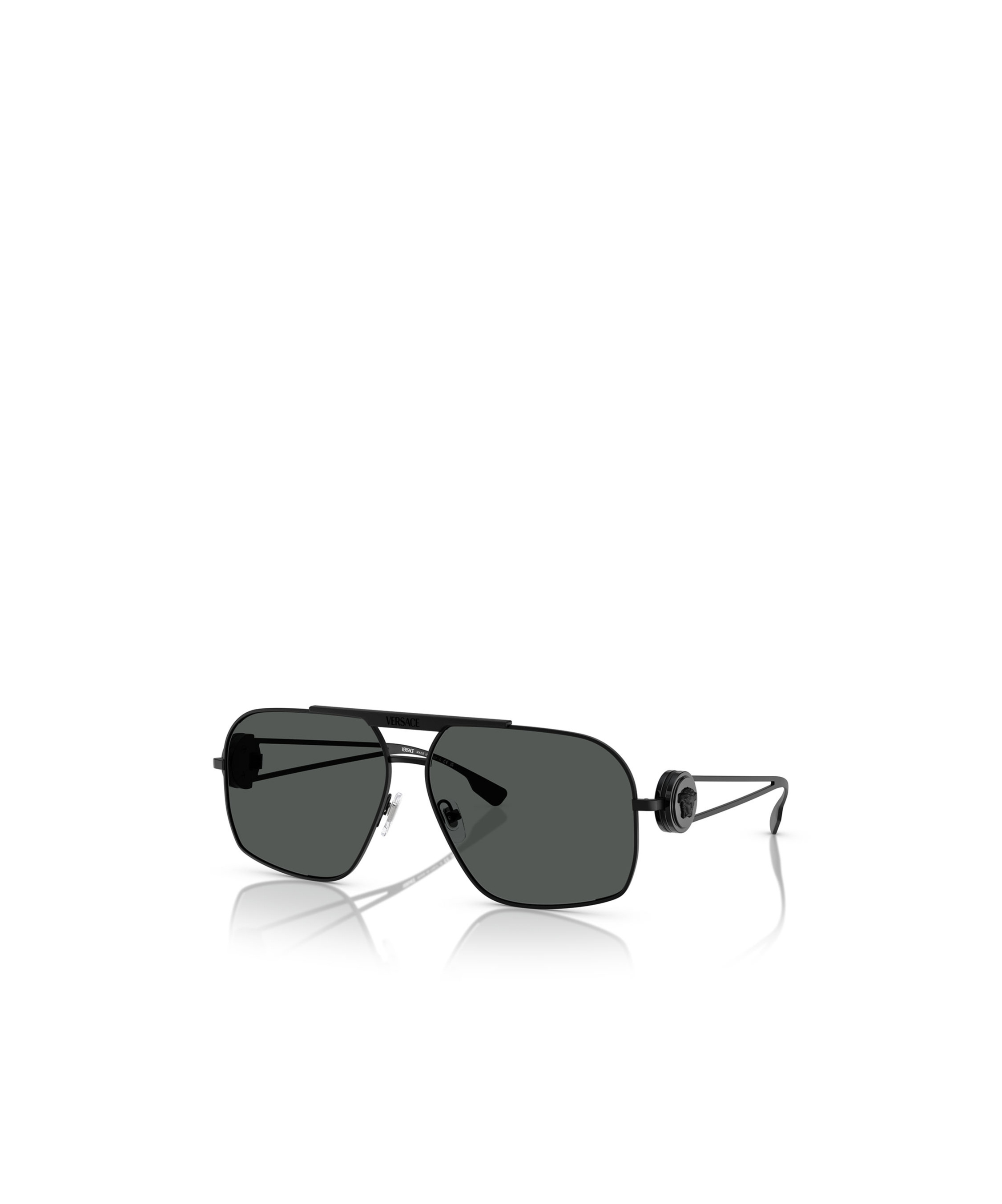Versace Ve2269 Pilot-frame Sunglasses In Black