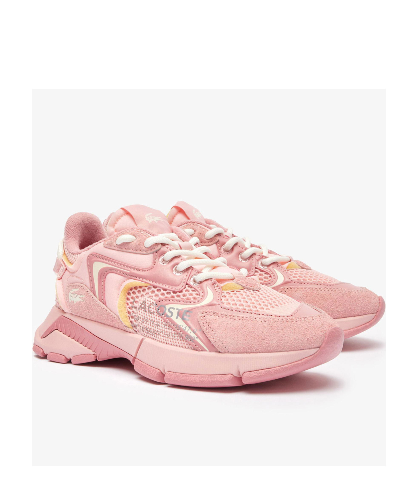 Lacoste Round-head Sneakers In Pink