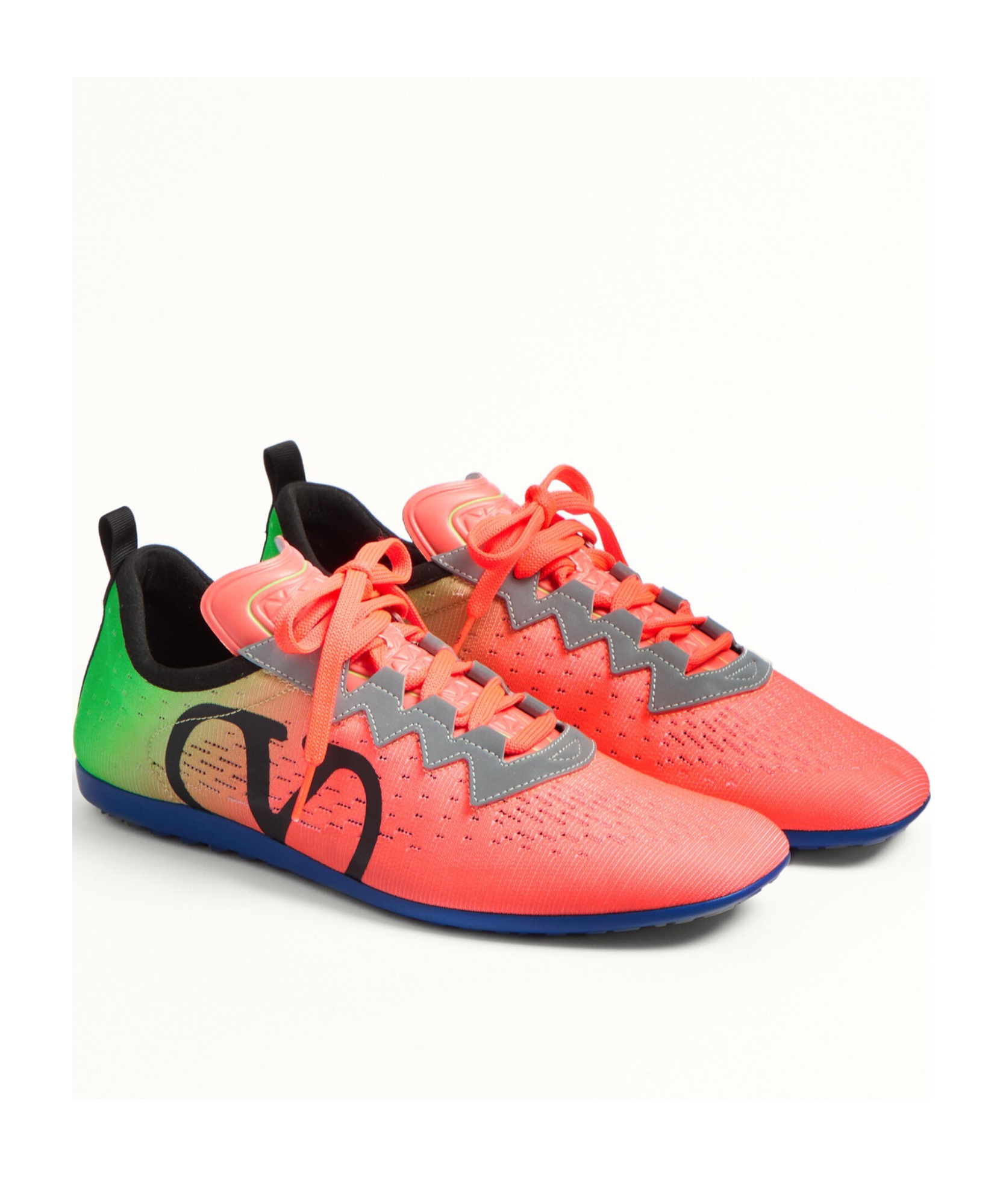 Valentino Garavani Vlogo Sneakers In Orange