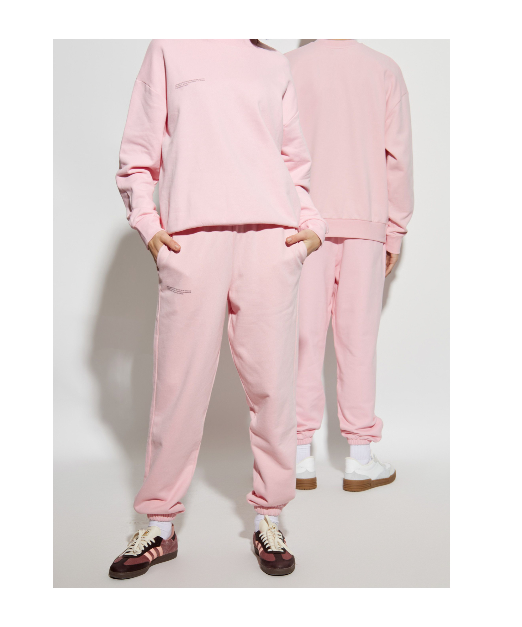 Pangaia Elastic Waist Sweatpants In Pink