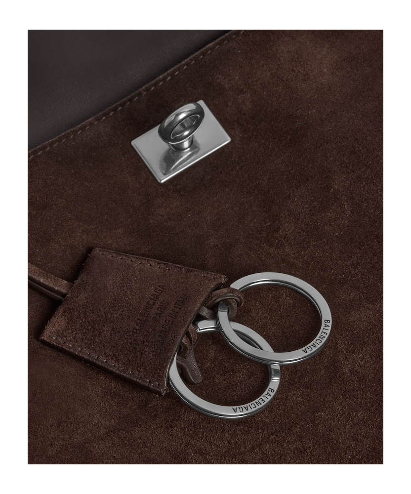Balenciaga Rodeo Handbag Large In Light Espresso In Brown