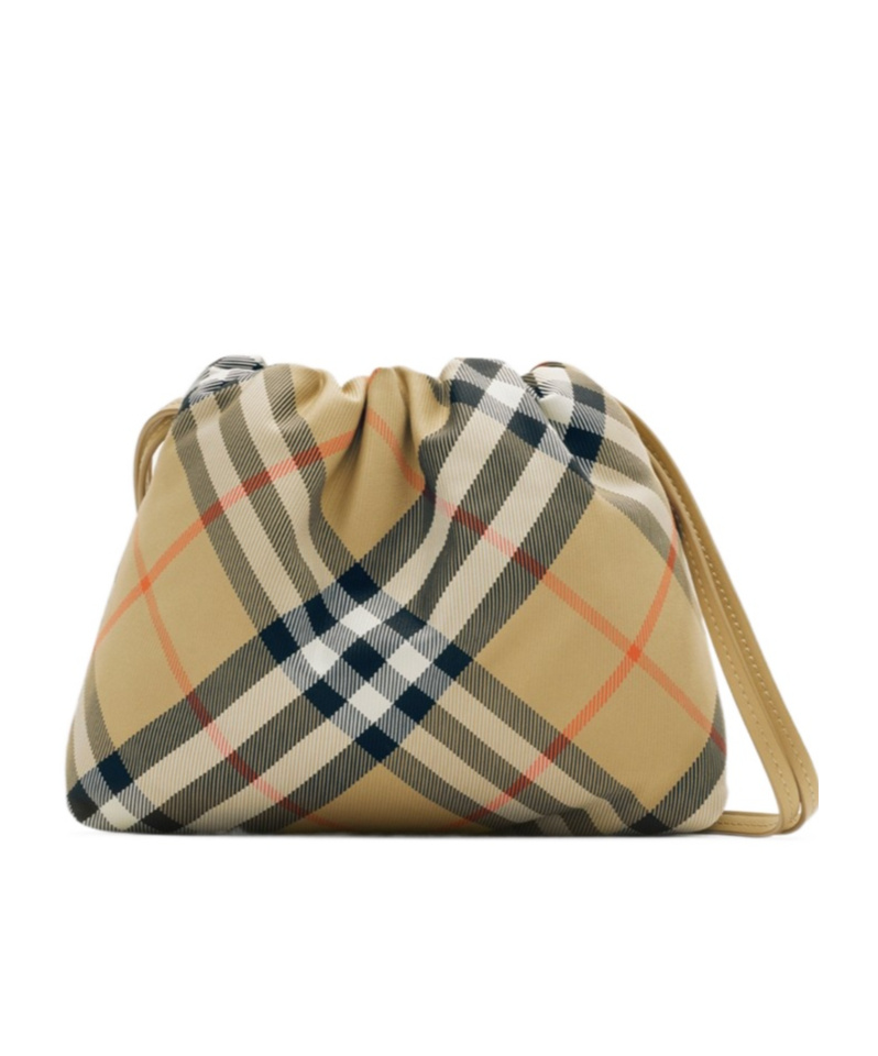 BURBERRY CHECK-PRINT POUCH