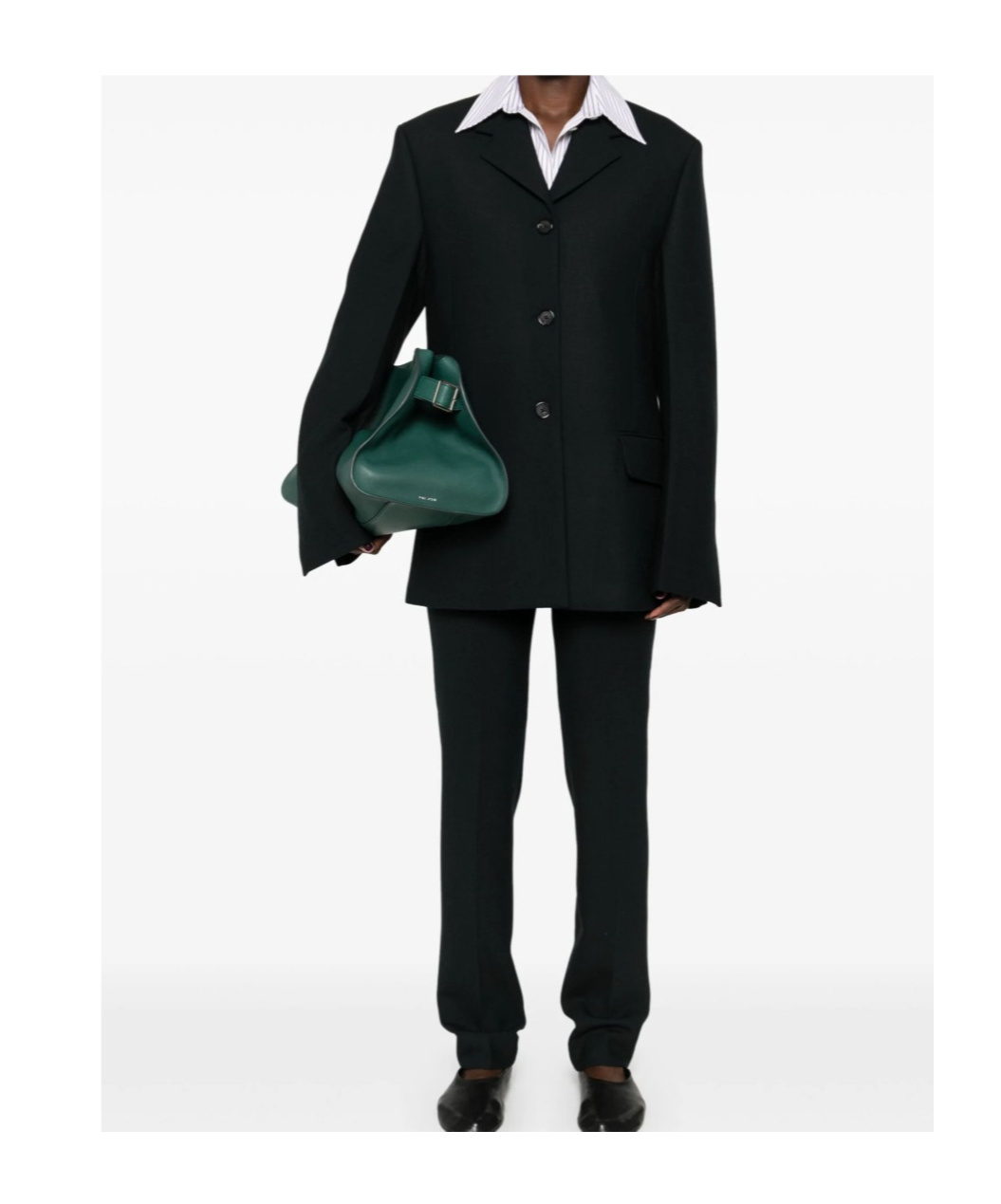 Totême Belt-loop Casual Pants In Black