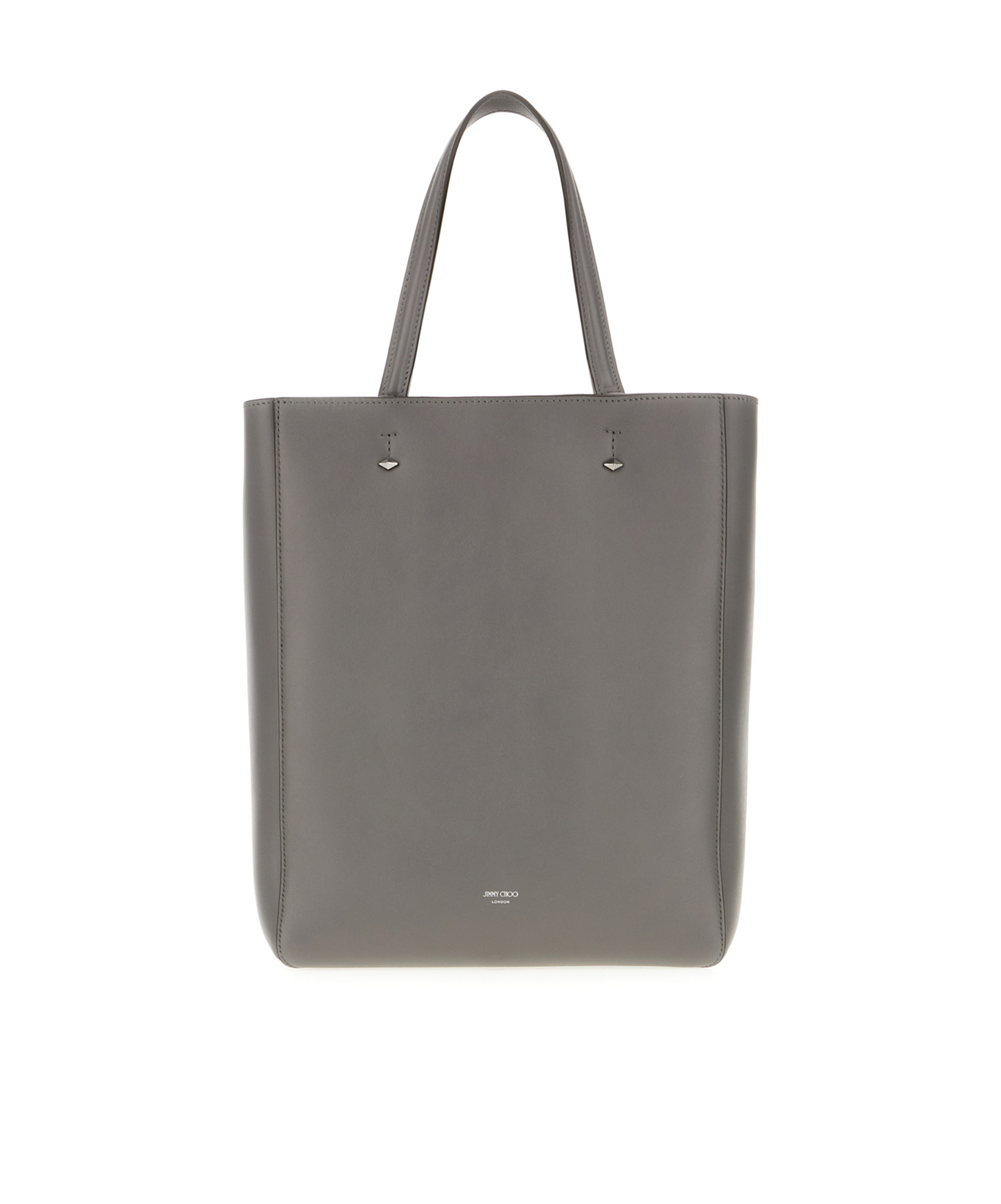 Jimmy Choo Double-handle Handbag In Gray