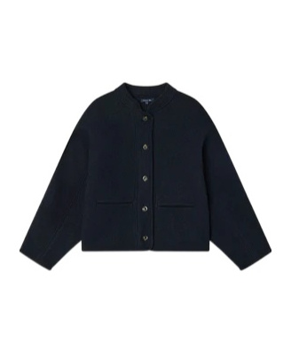 Soeur Olympe Oversized Jacket In Blue