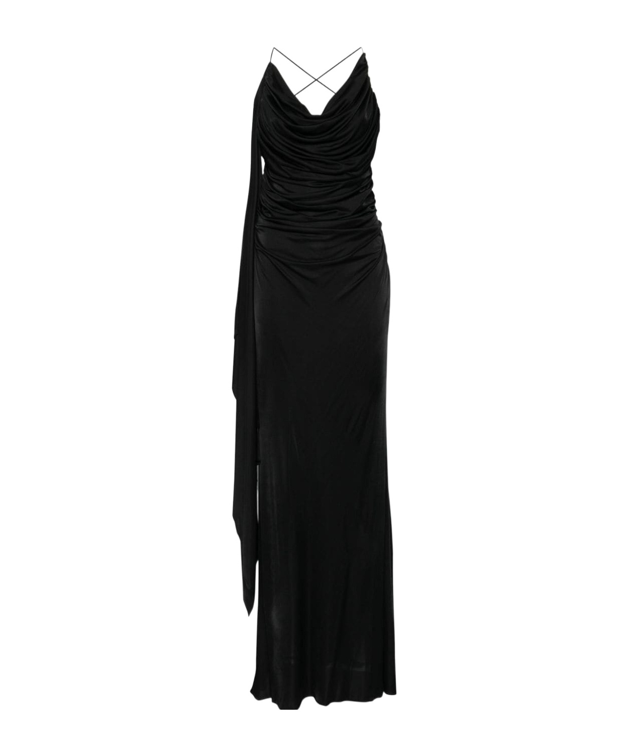Giuseppe Di Morabito Brooch-detail Maxi Dress