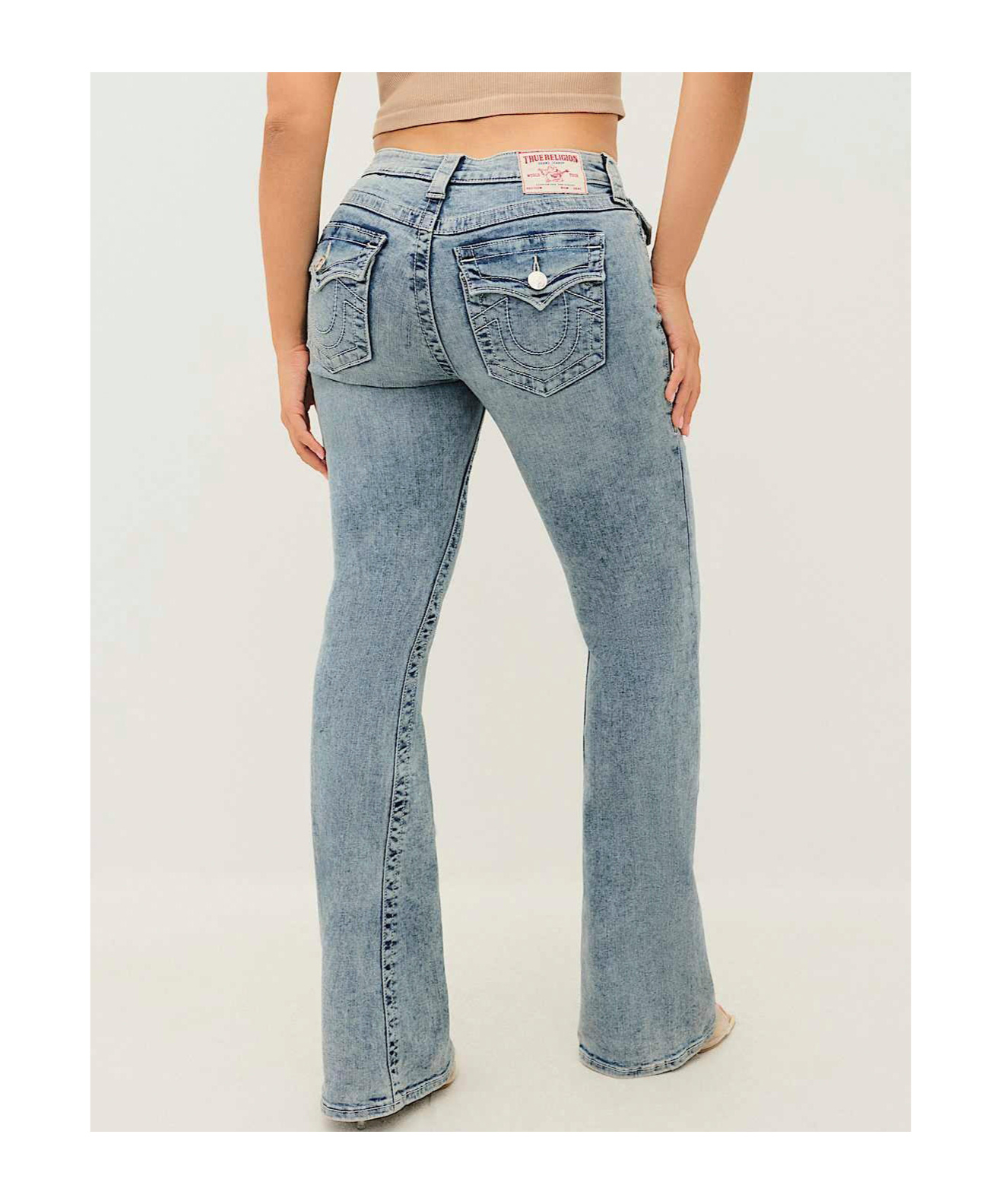 TRUE RELIGION BELT-LOOP JEANS