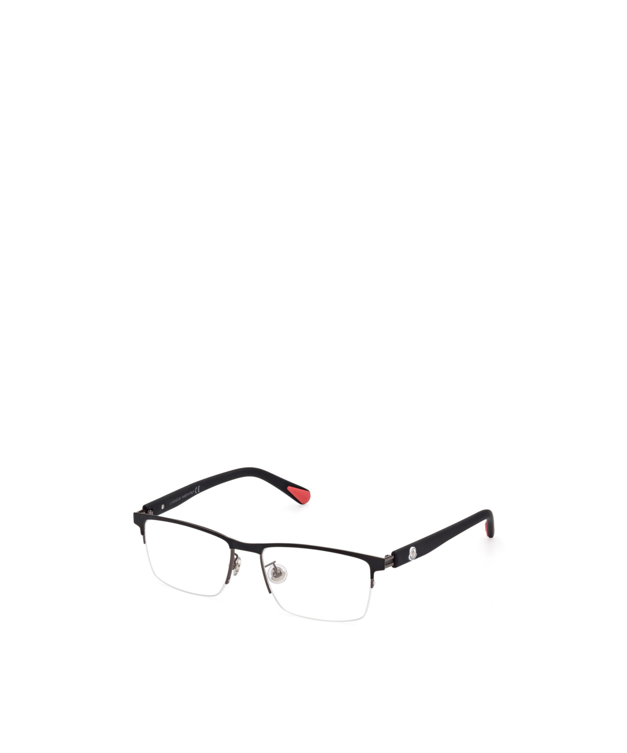 Moncler Logo-plaque Rectangle-frame Glasses In White