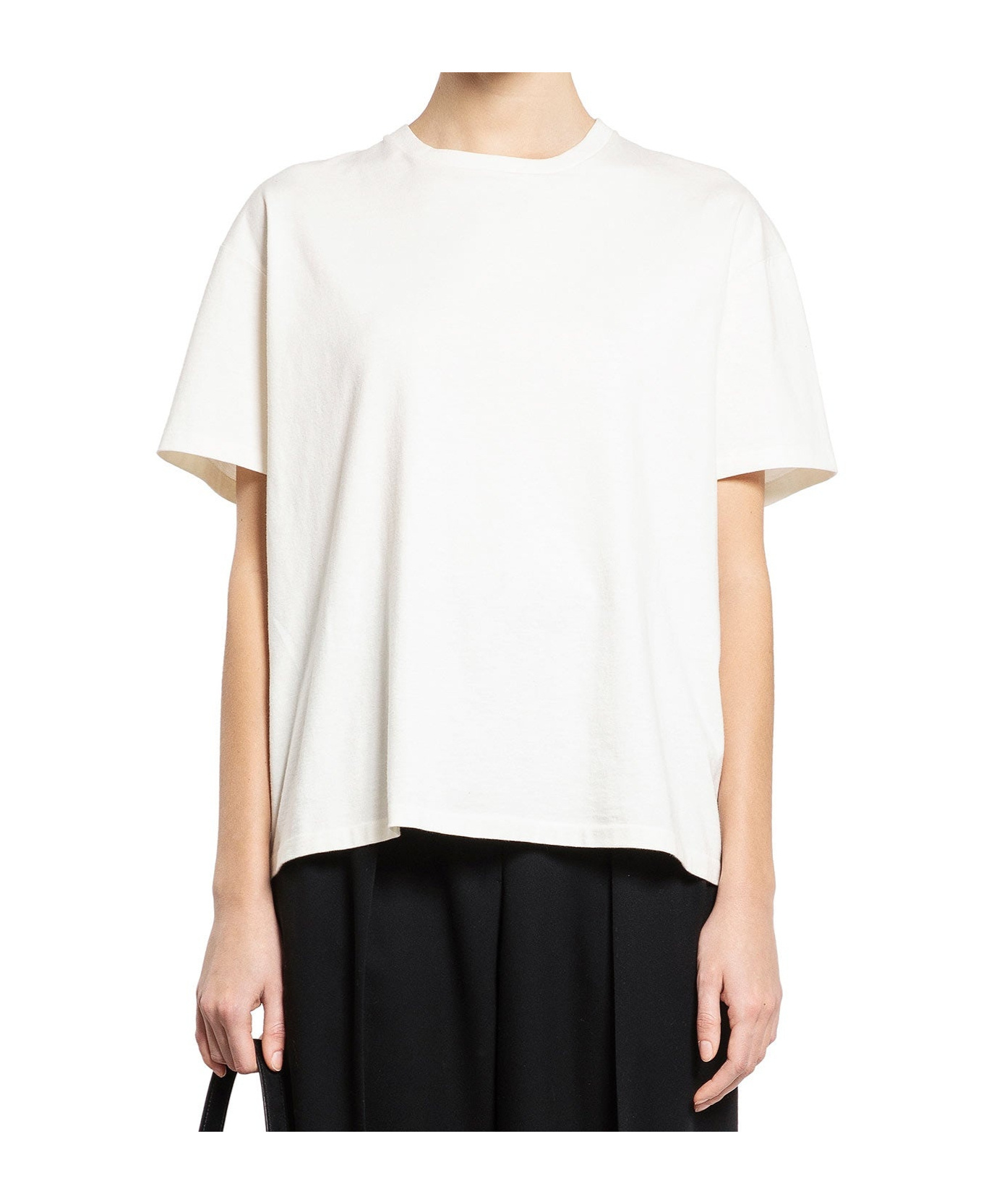 The Row Isha Oversize Cotton Jersey T-shirt In White