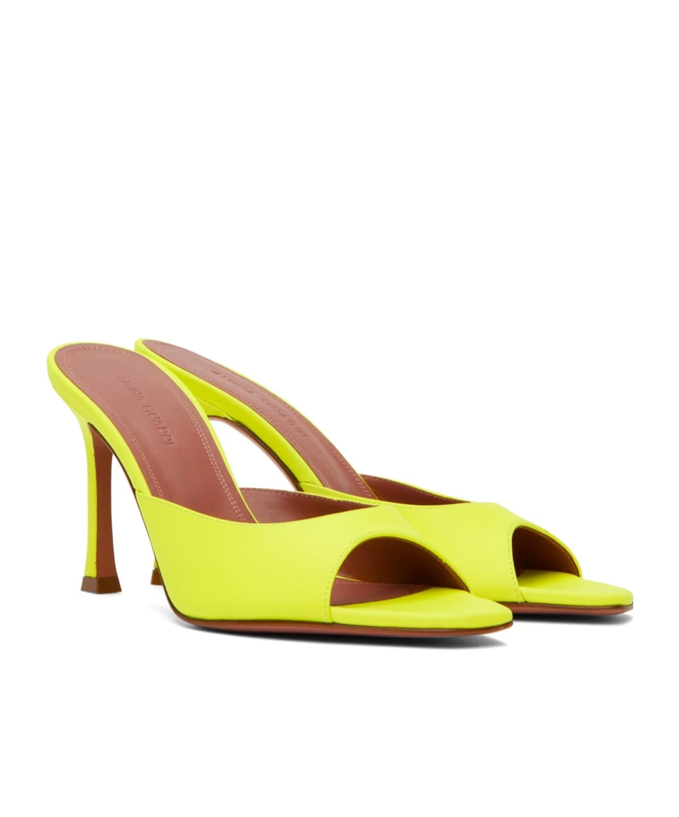 AMINA MUADDI ALEXIS POINTED HIGH-HEELED SANDALS