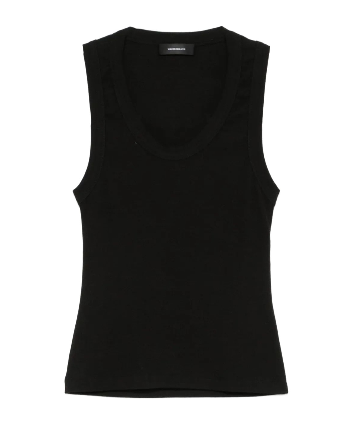 Wardrobe.nyc Scoop-neck Tank Top In Black