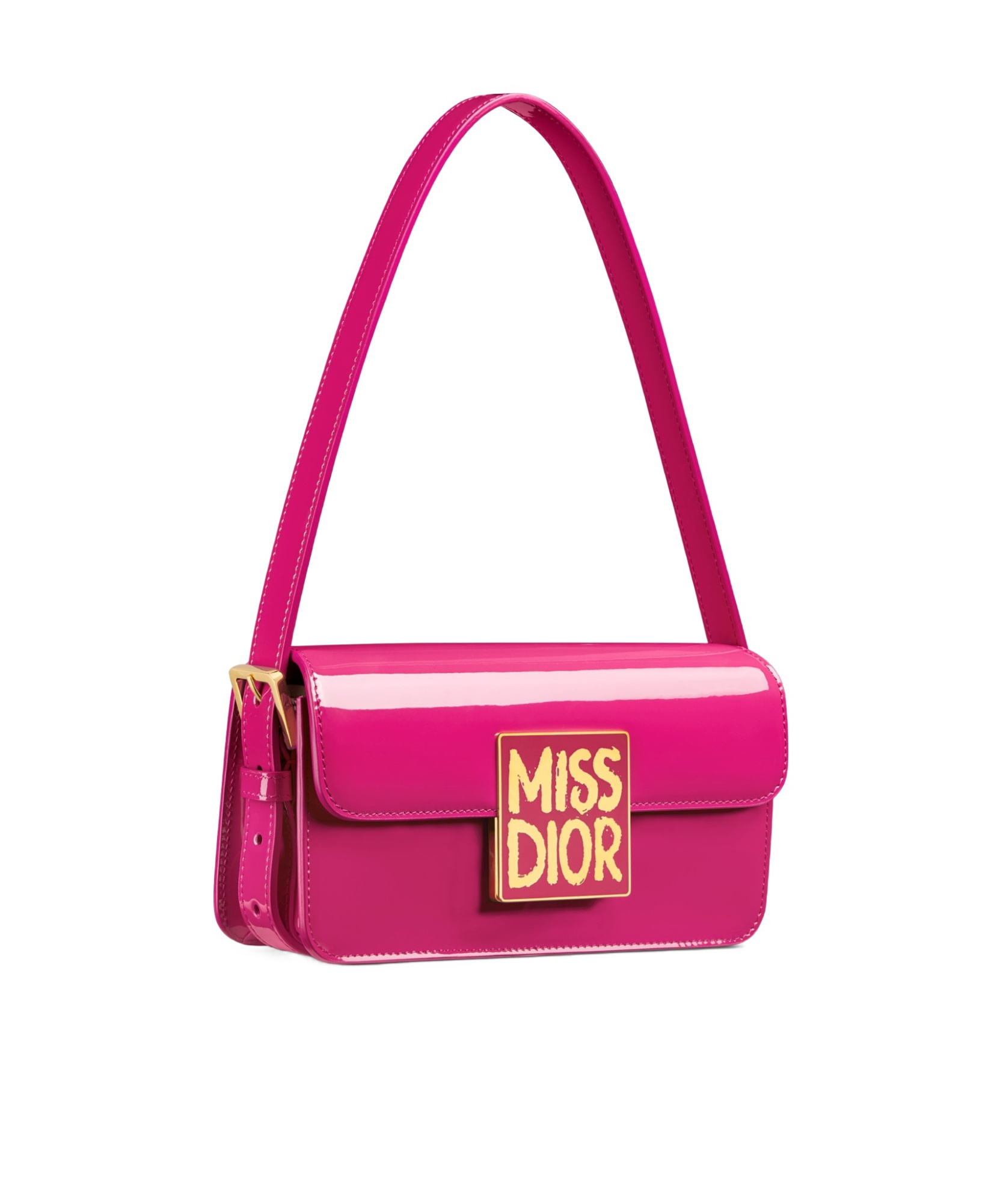 Dior Miss Flip Shoulder Bag In Pink