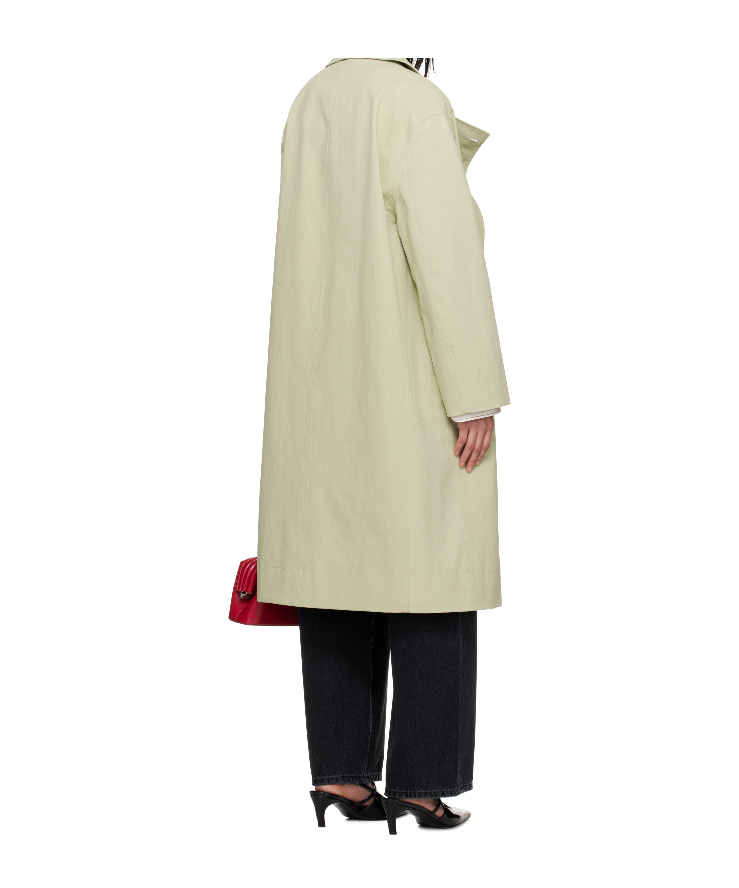 Loulou De Saison Alex Trench Coat In Brown