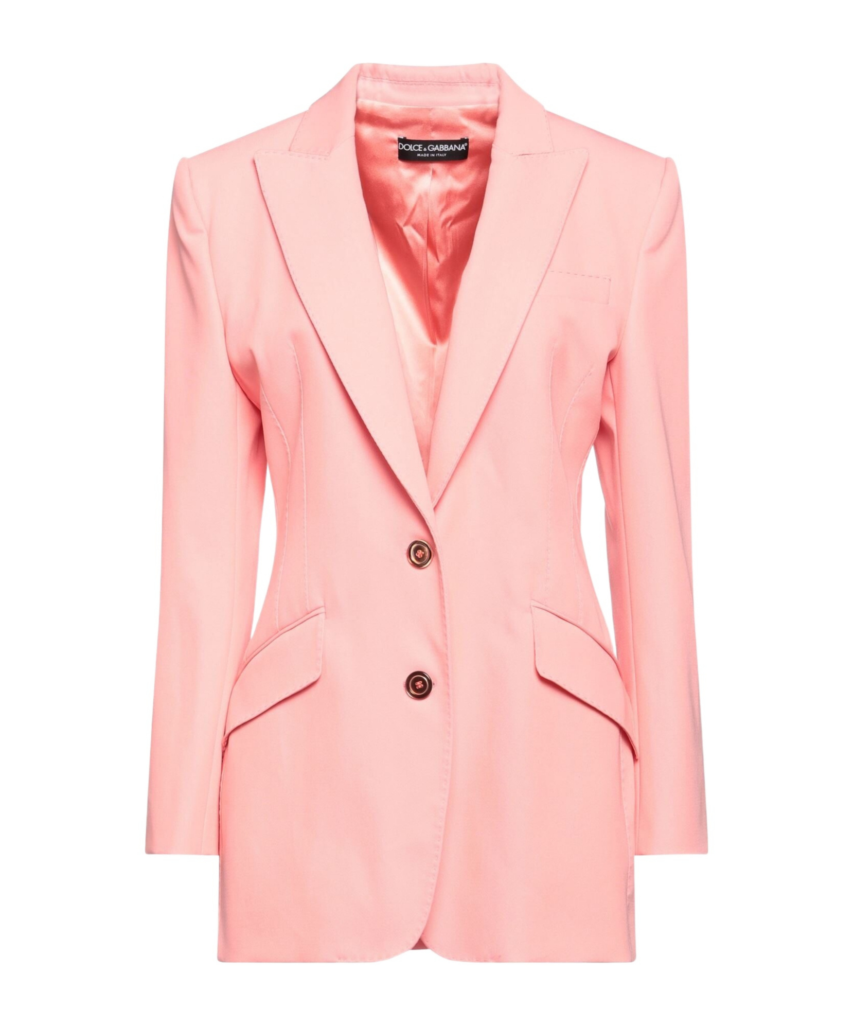 Dolce & Gabbana Single-breasted Blazer In Pink