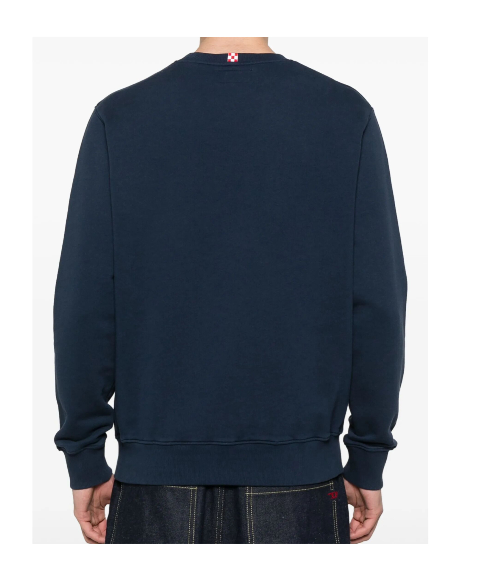 Mc2 Saint Barth Brushed Cotton Sport Club Crew-neck Sweatshirt With Printed