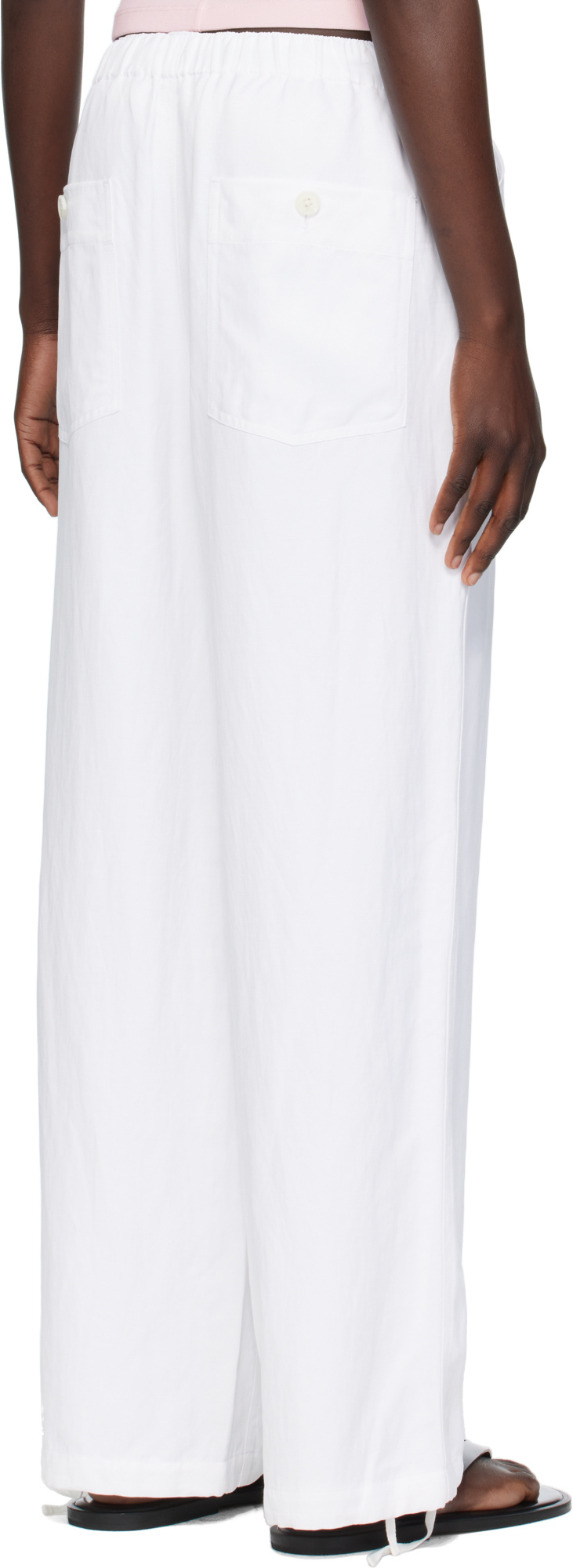 Rag & Bone Adina Beach Pants In White