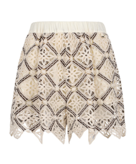 Herno Elastic-waistband Shorts In Brown