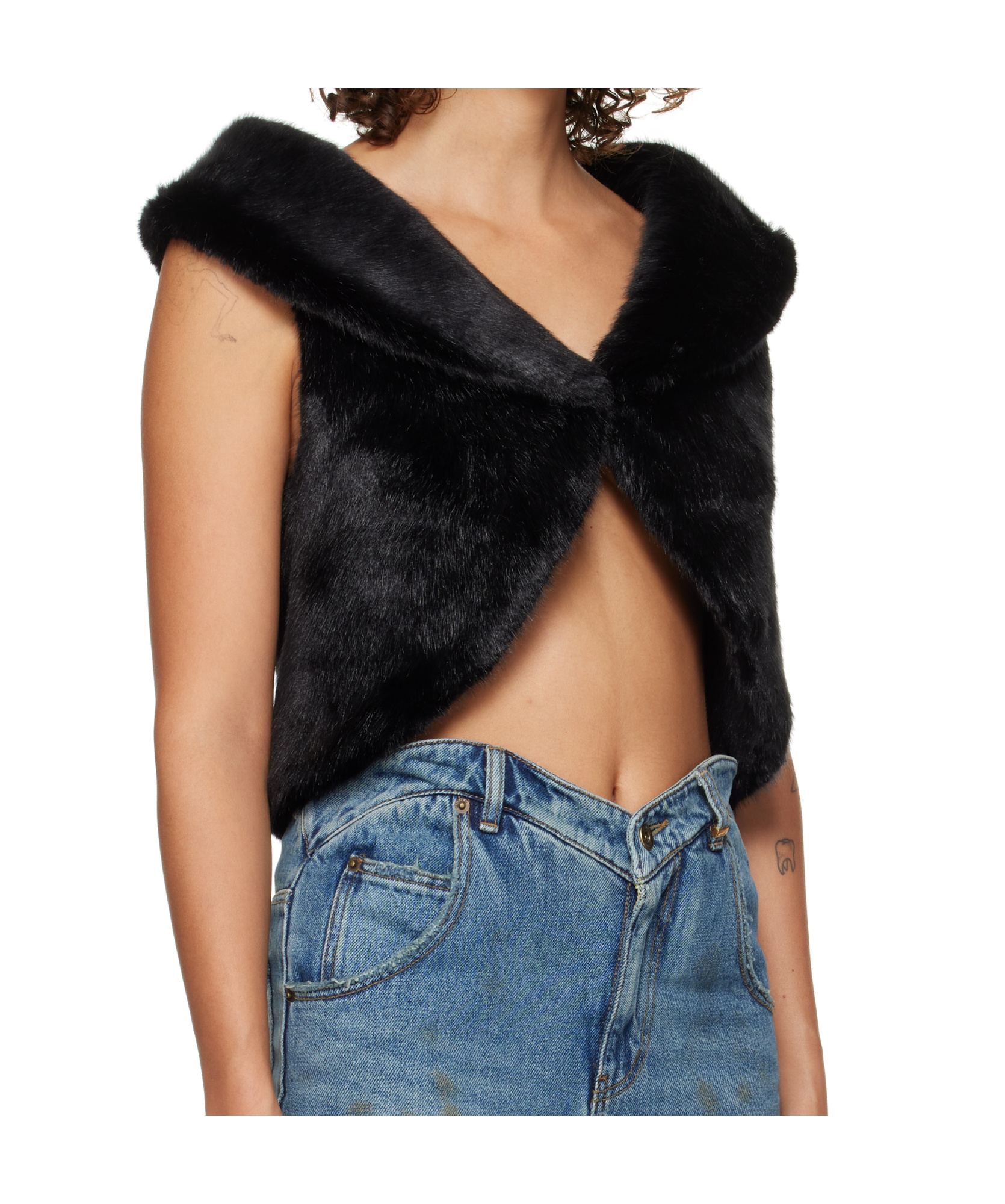 WE11 DONE SHAWL LAPEL VEST